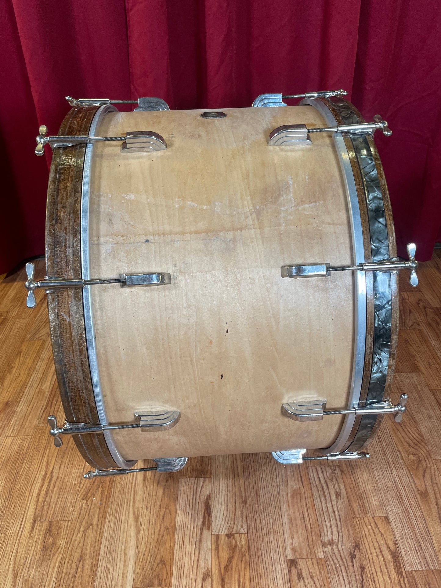 1940s Leedy 14x24 Broadway Bass Drum Stripped