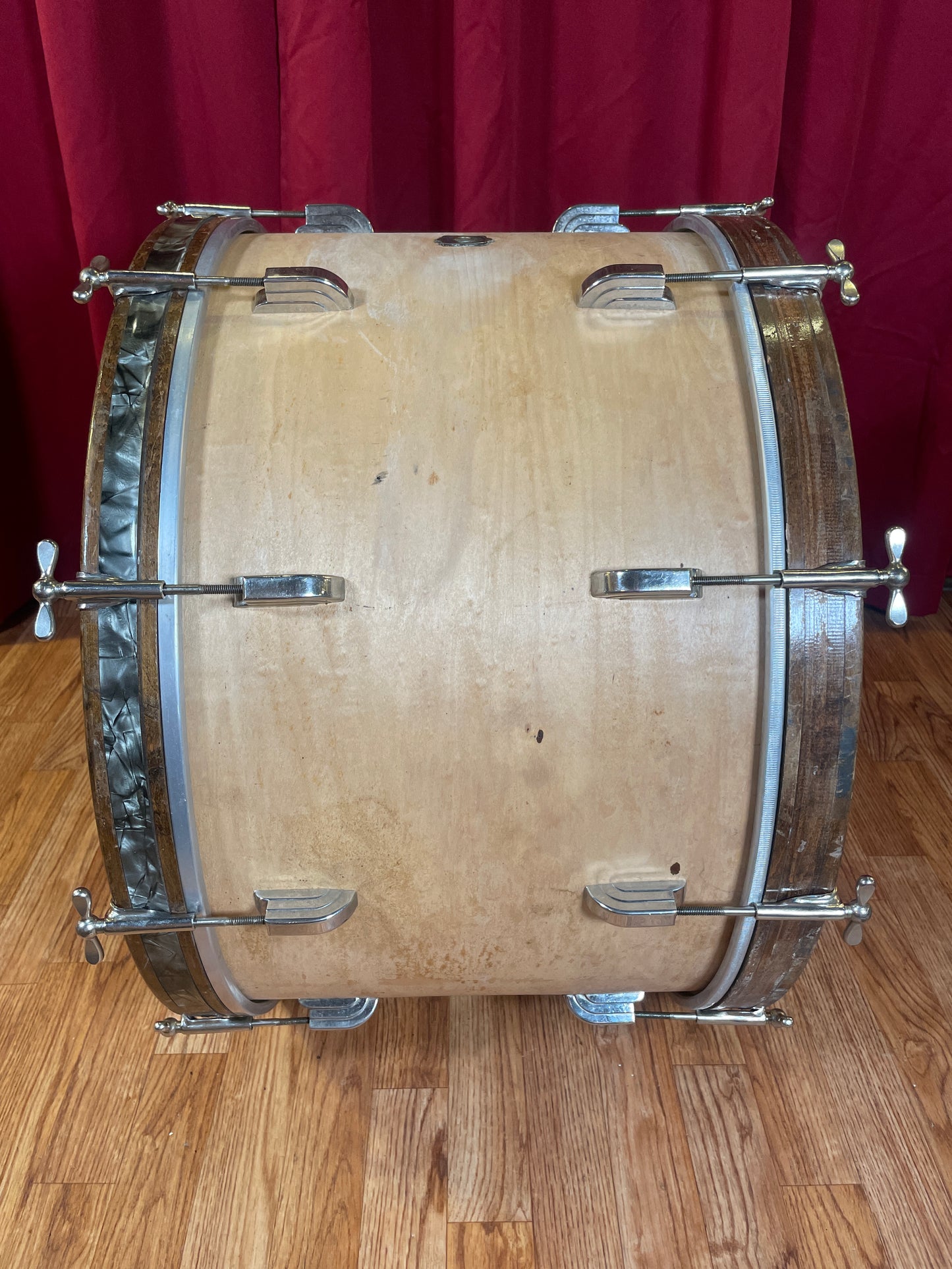 1940s Leedy 14x24 Broadway Bass Drum Stripped