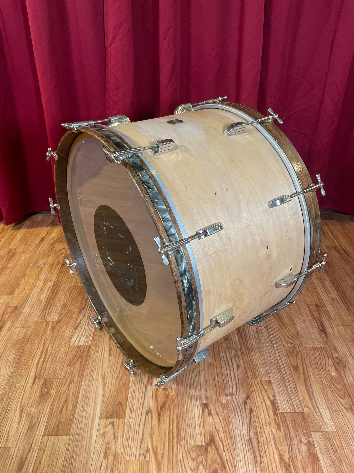 1940s Leedy 14x24 Broadway Bass Drum Stripped