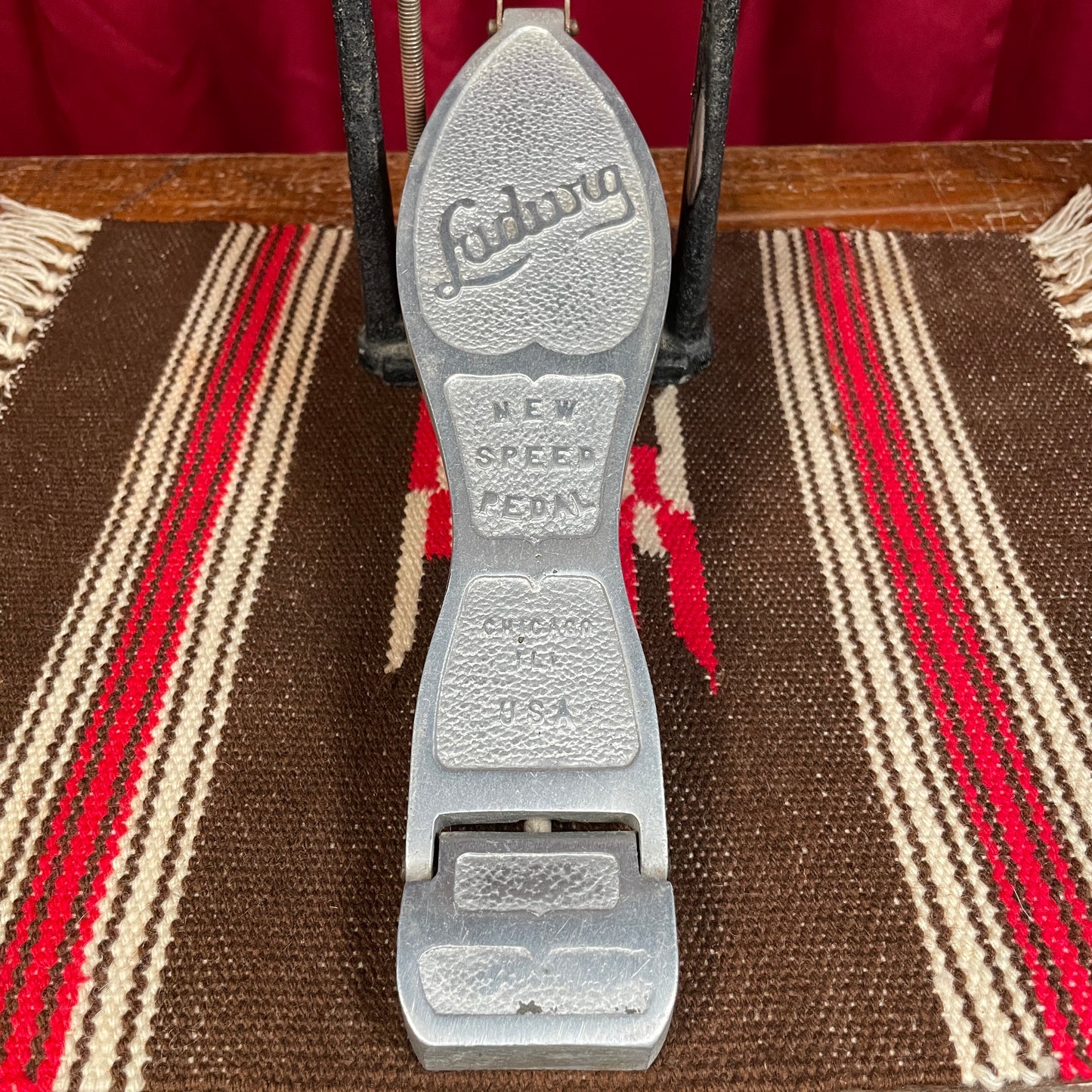 1940s Ludwig New Speed Pedal No. 307 Bass Drum Pedal