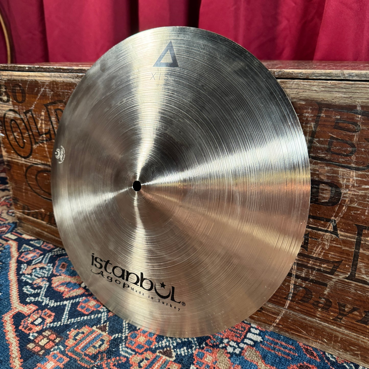 15" Istanbul Agop Xist Natural Hi-Hat Cymbal Pair 1030g/1238g *Video Demo*