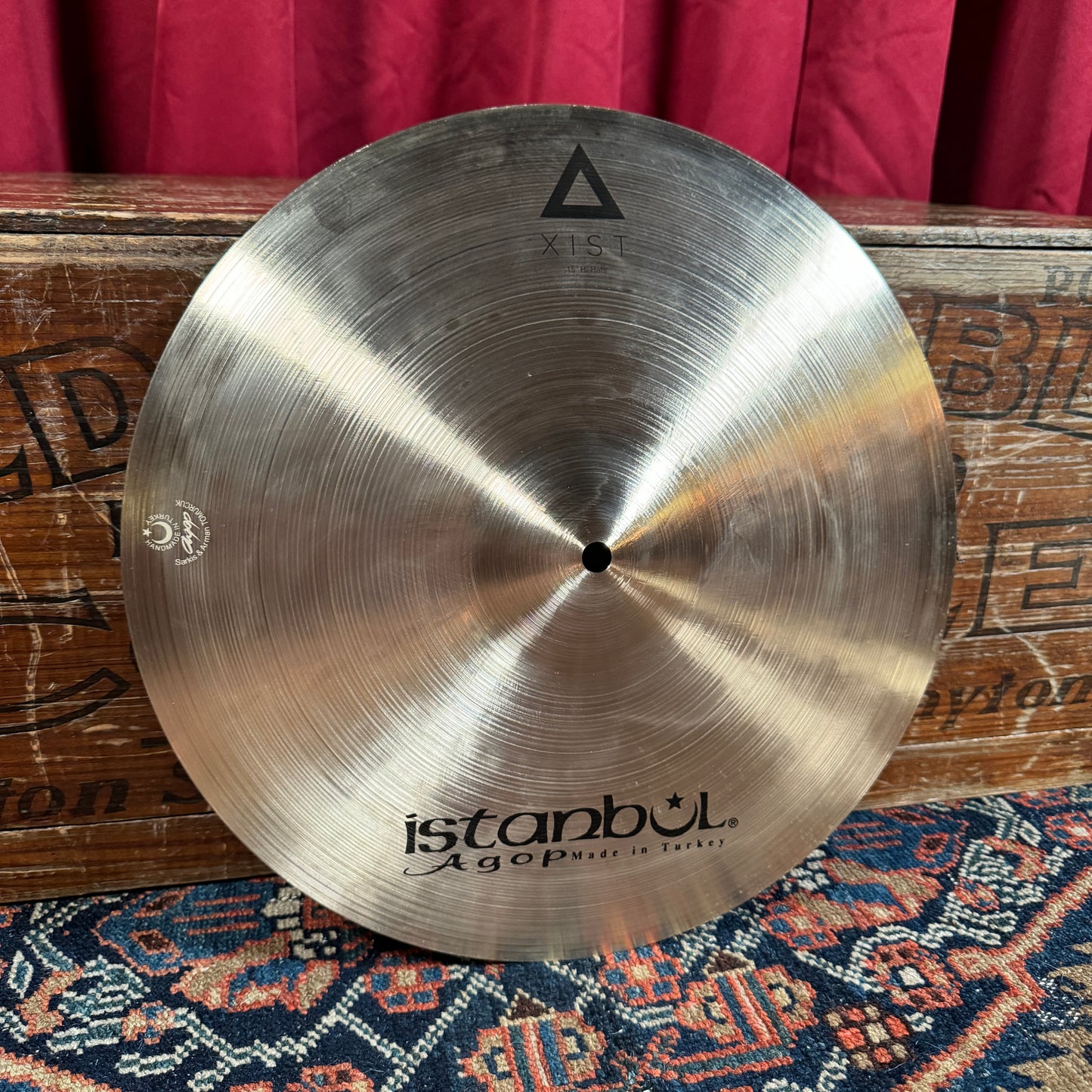 15" Istanbul Agop Xist Natural Hi-Hat Cymbal Pair 1030g/1238g *Video Demo*