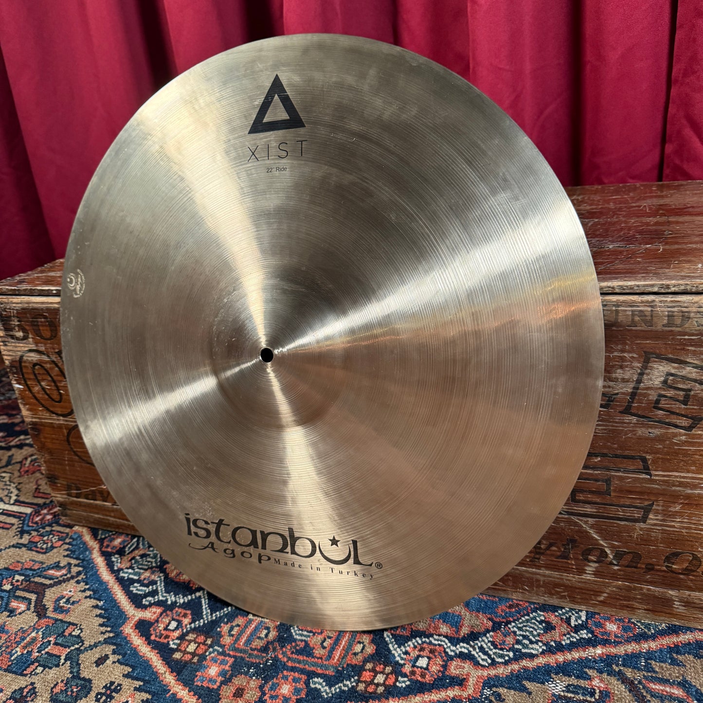 22" Istanbul Agop Xist Natural Ride Cymbal 3114g *Video Demo*