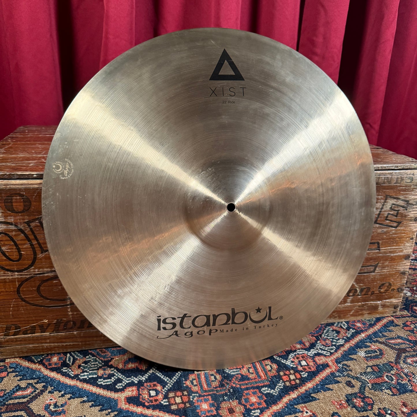 22" Istanbul Agop Xist Natural Ride Cymbal 3114g *Video Demo*