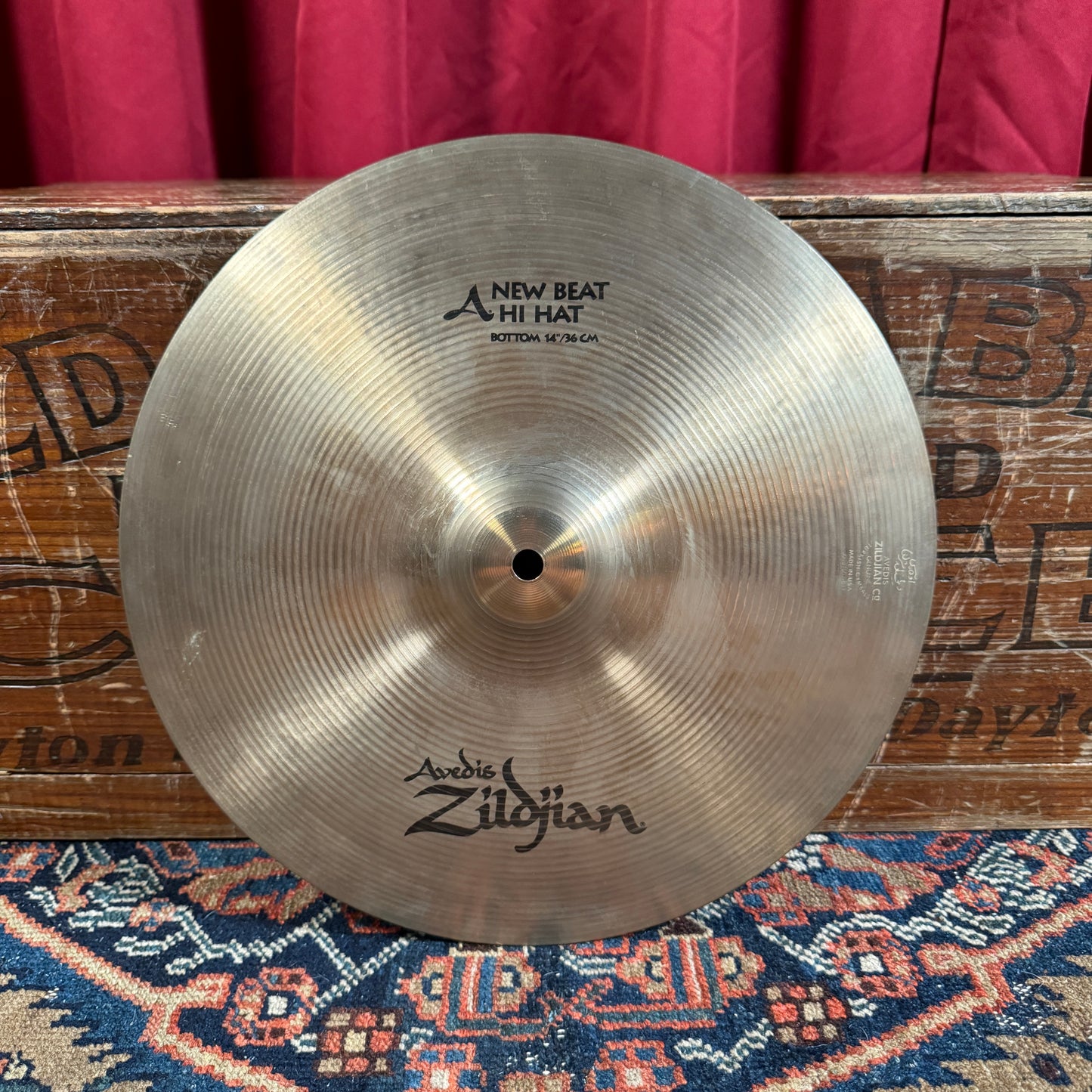 14" Zildjian A New Beat Hi-Hat Cymbal Pair 1082g/1444g *Video Demo*