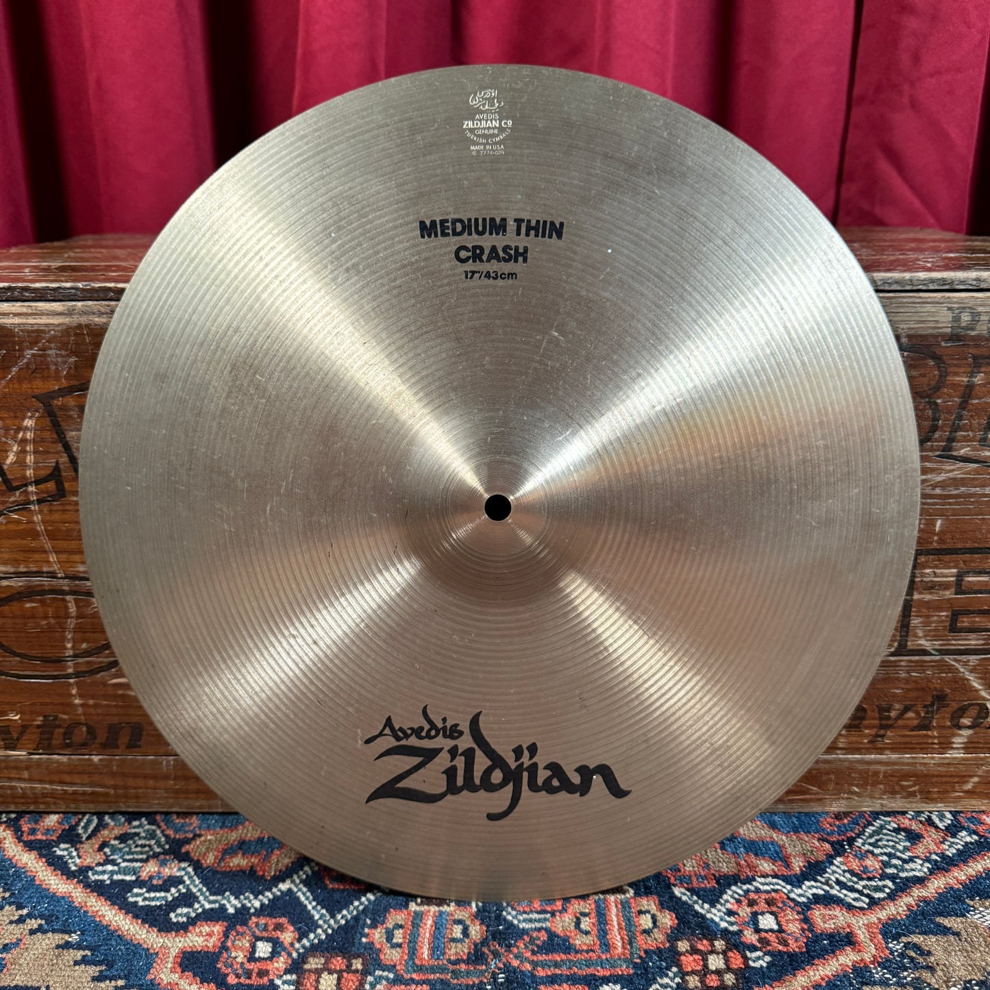 17" Zildjian A Medium Thin Crash Cymbal 1322g *Video Demo*