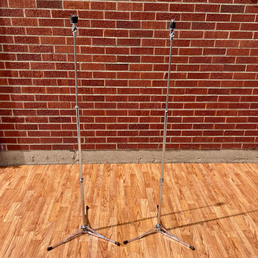 1960s Ludwig No. 1400 Straight Flat Base Cymbal Stand Pair (2pcs)