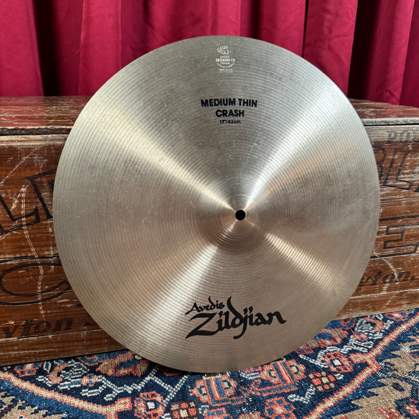 17" Zildjian A Medium Thin Crash Cymbal 1322g *Video Demo*