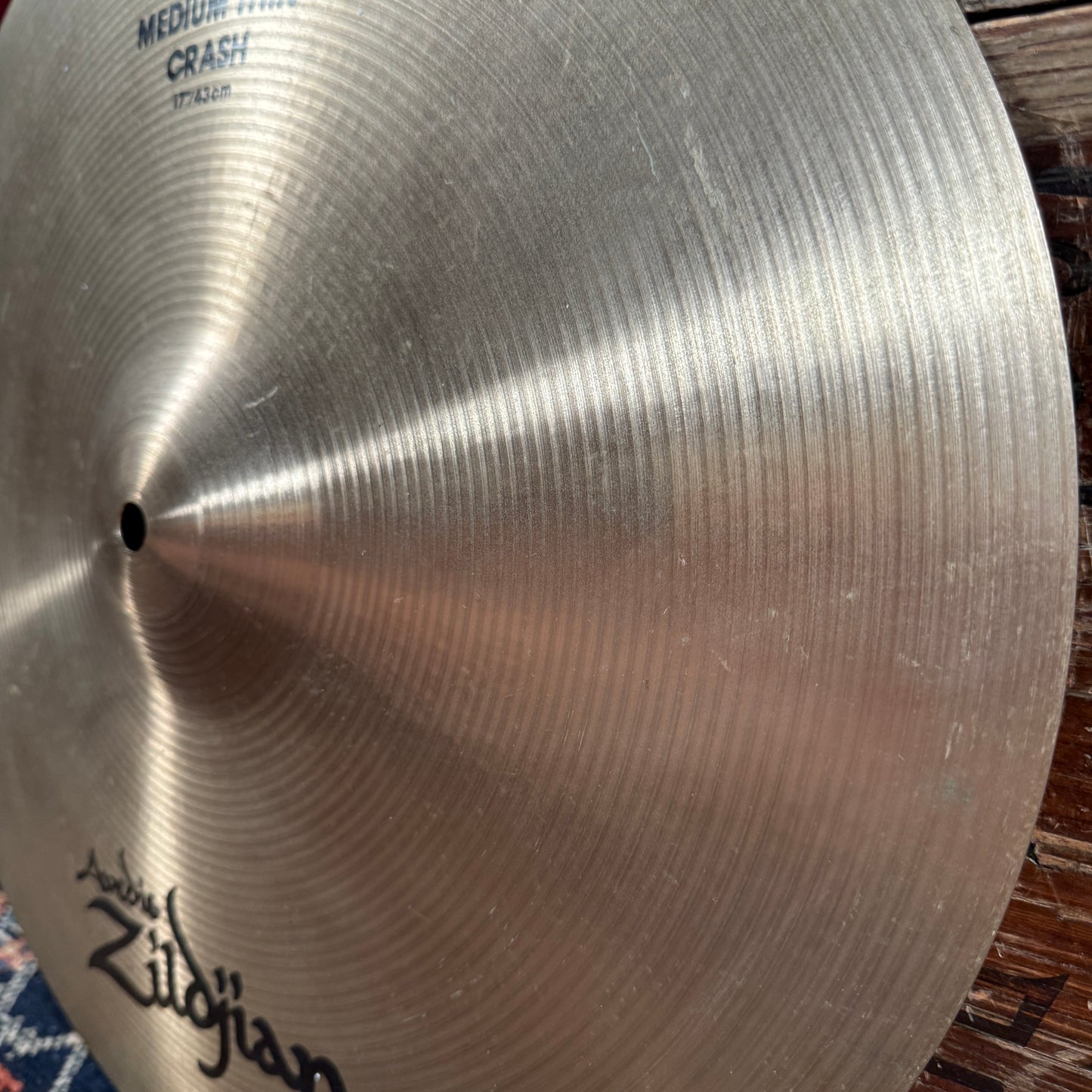 17" Zildjian A Medium Thin Crash Cymbal 1322g *Video Demo*