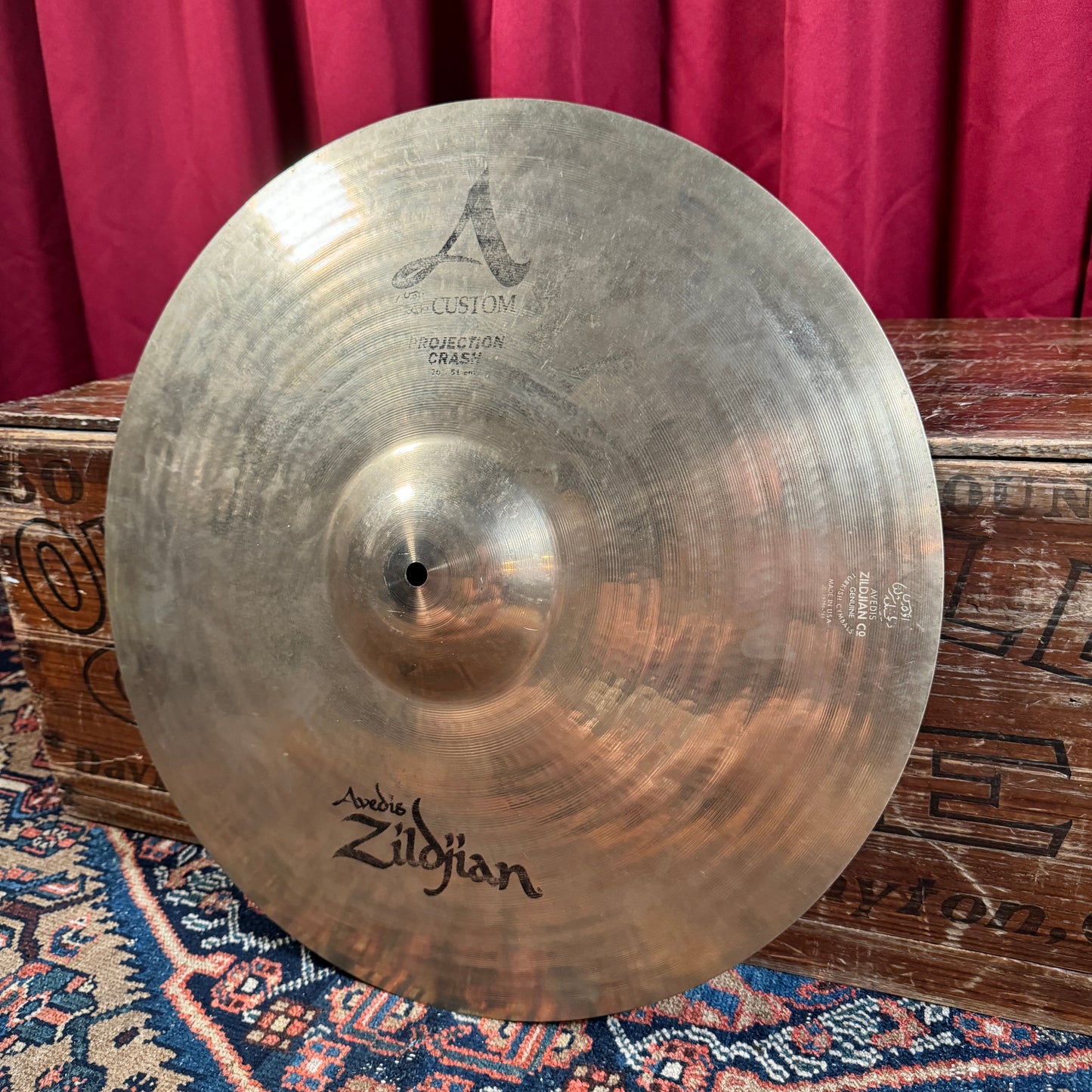 20" Zildjian A Custom Projection Crash Cymbal 2120g *Video Demo*