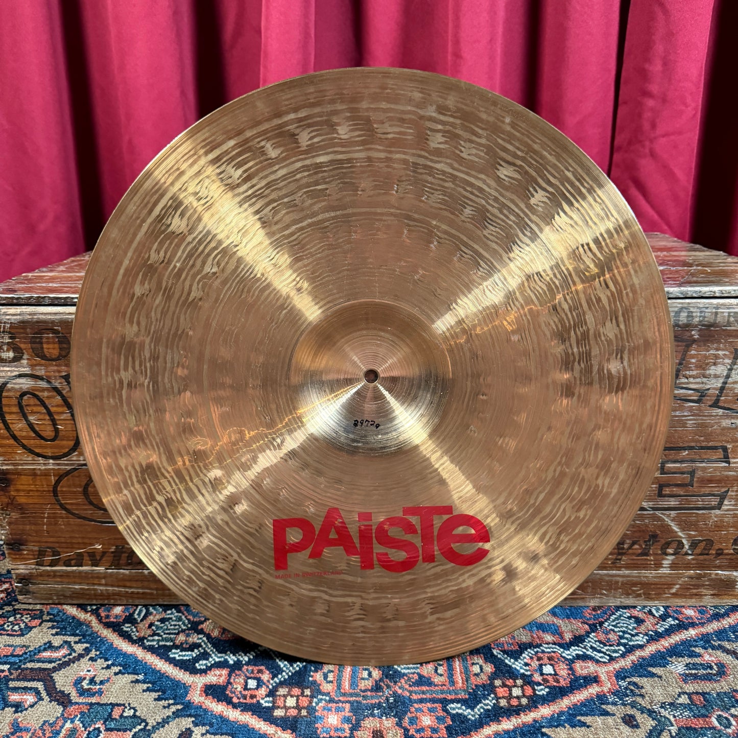 20" Paiste 3000 Heavy Ride Cymbal 2972g *Video Demo*