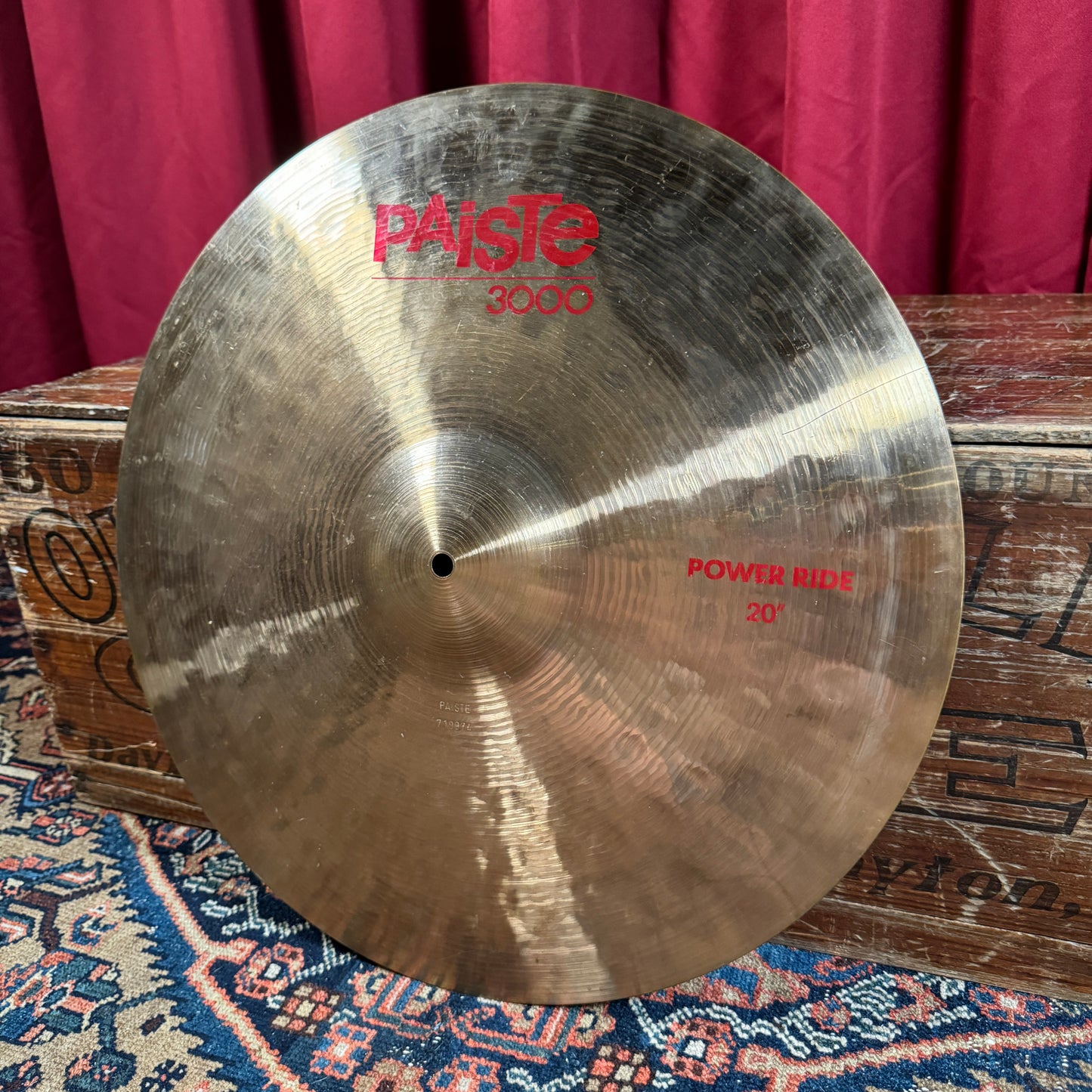 20" Paiste 3000 Power Ride Cymbal 2846g *Video Demo*