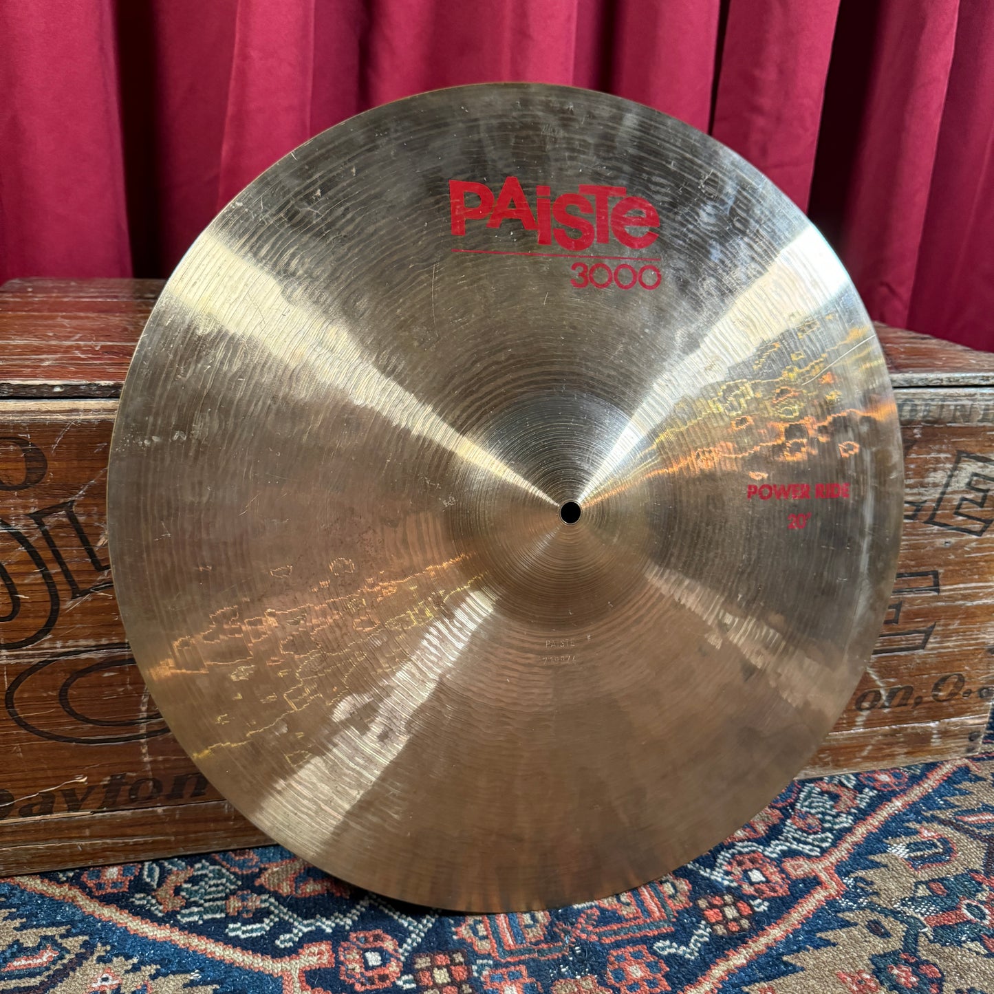 20" Paiste 3000 Power Ride Cymbal 2846g *Video Demo*