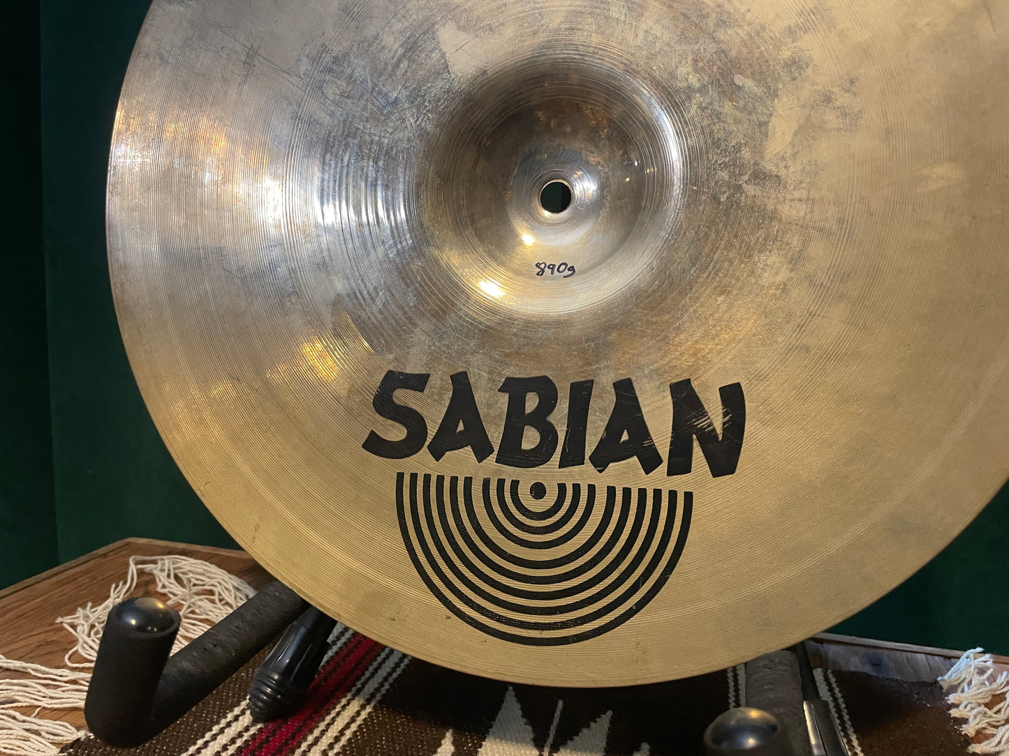 15" Sabian AAX Dark Crash Cymbal 890g