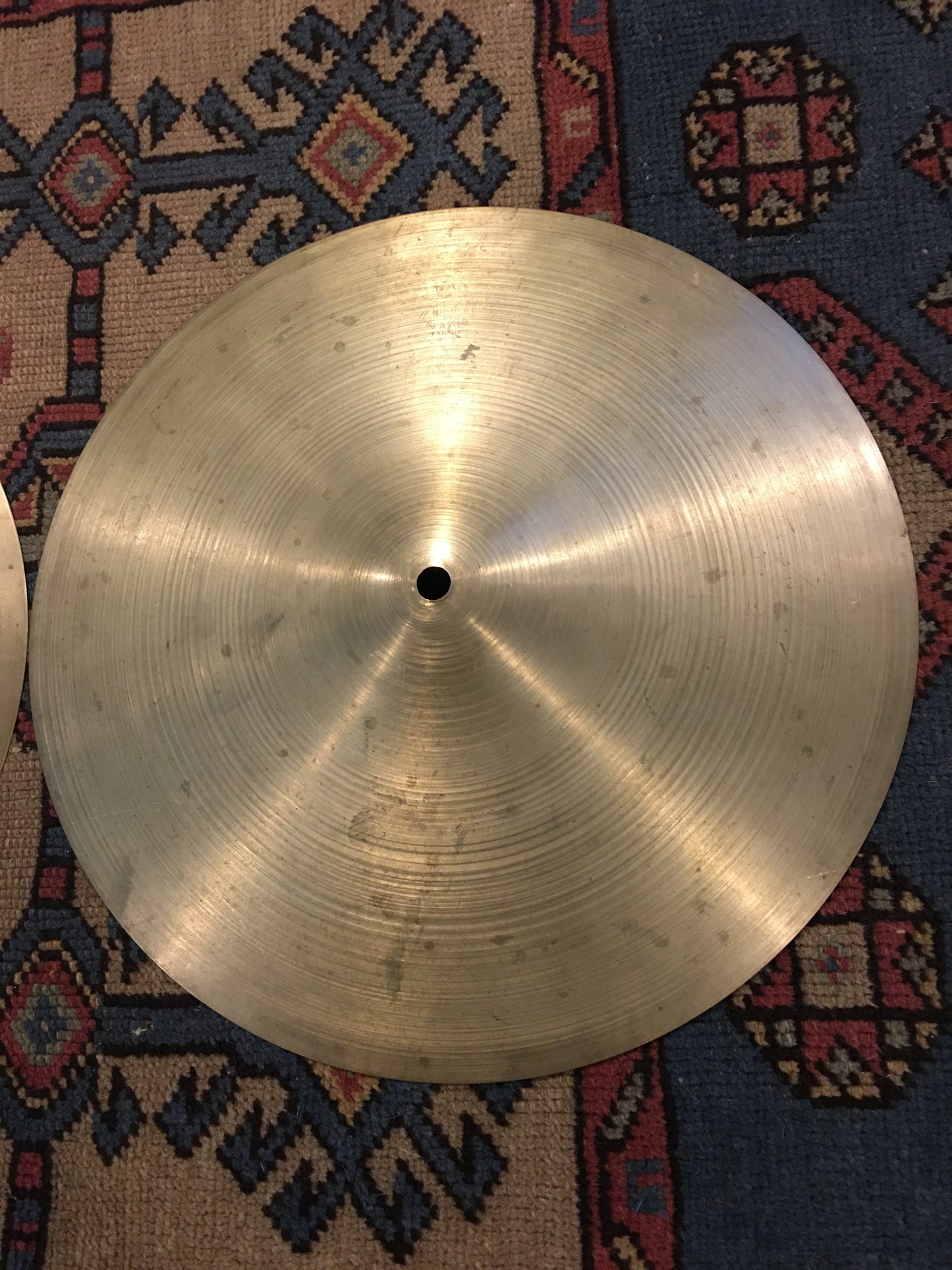 14" Zilco Azco 1970s Hi-Hat Cymbal Pair 760g/938g #652