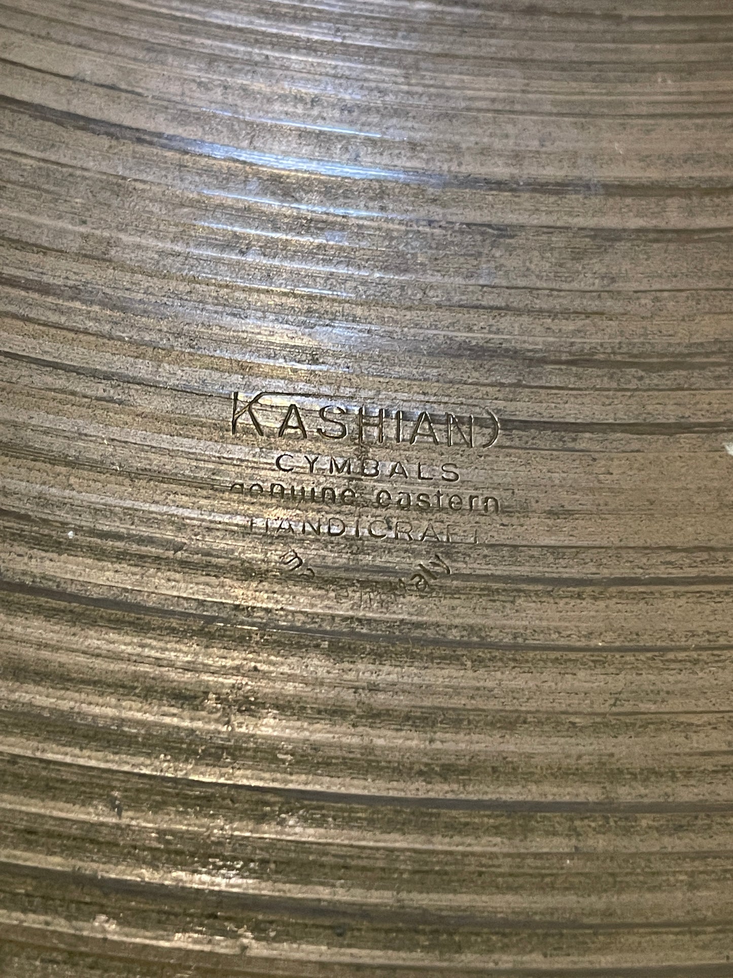 22" Vintage Kashian Ride Cymbal 2946g