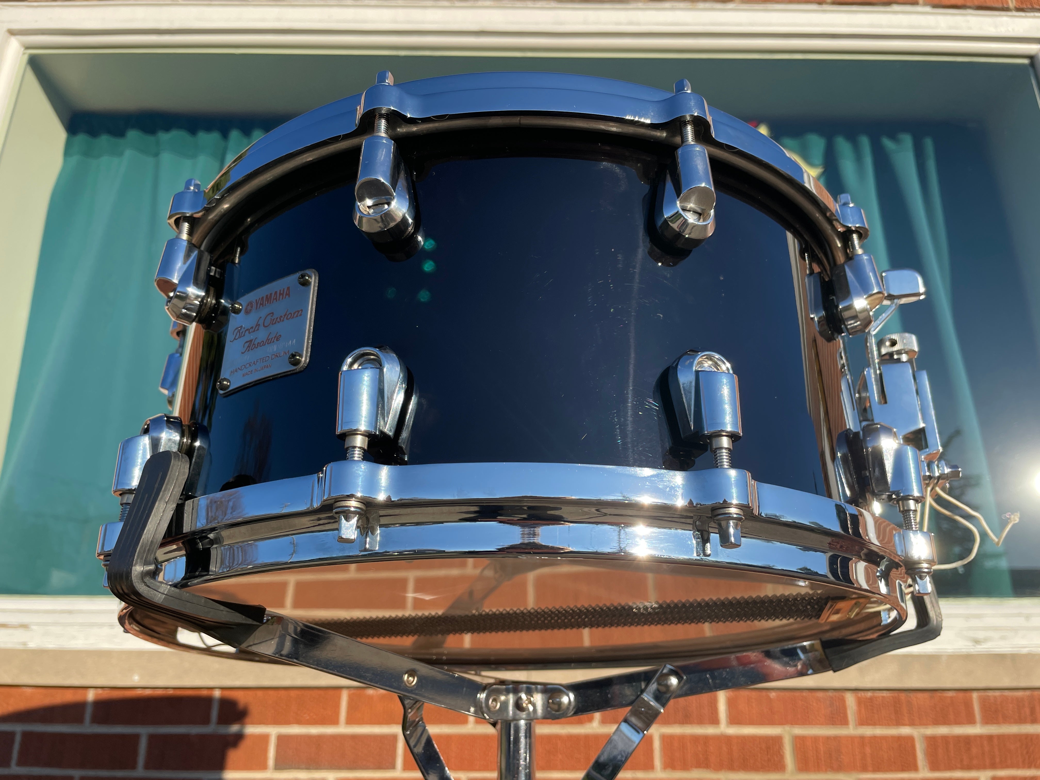 Yamaha 7x14 Birch Custom Absolute Snare Drum Black MIJ – Drugan's