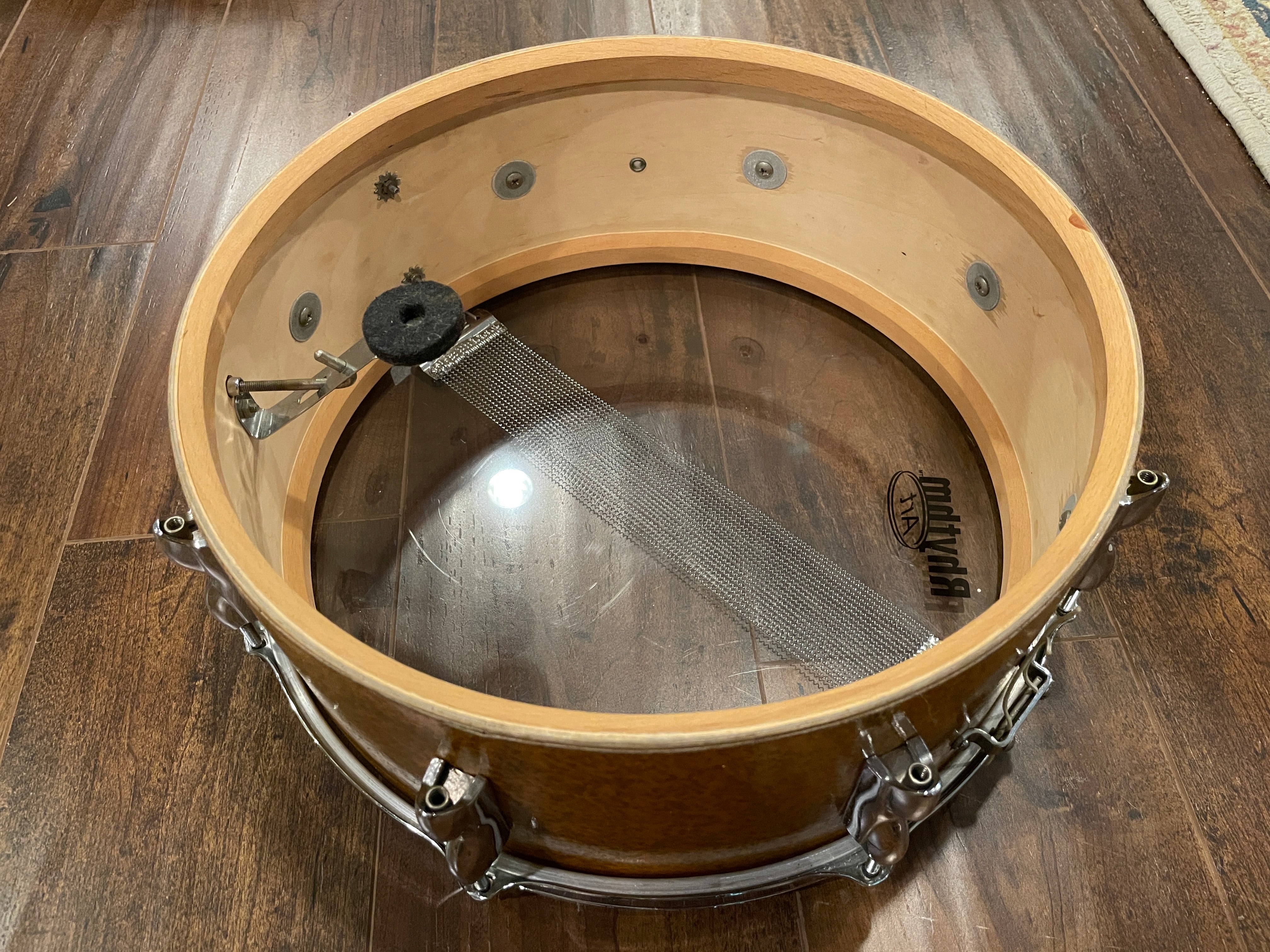 1960s Olympic Premier 5.5x14 Model No. 1002 De Luxe Snare Drum 