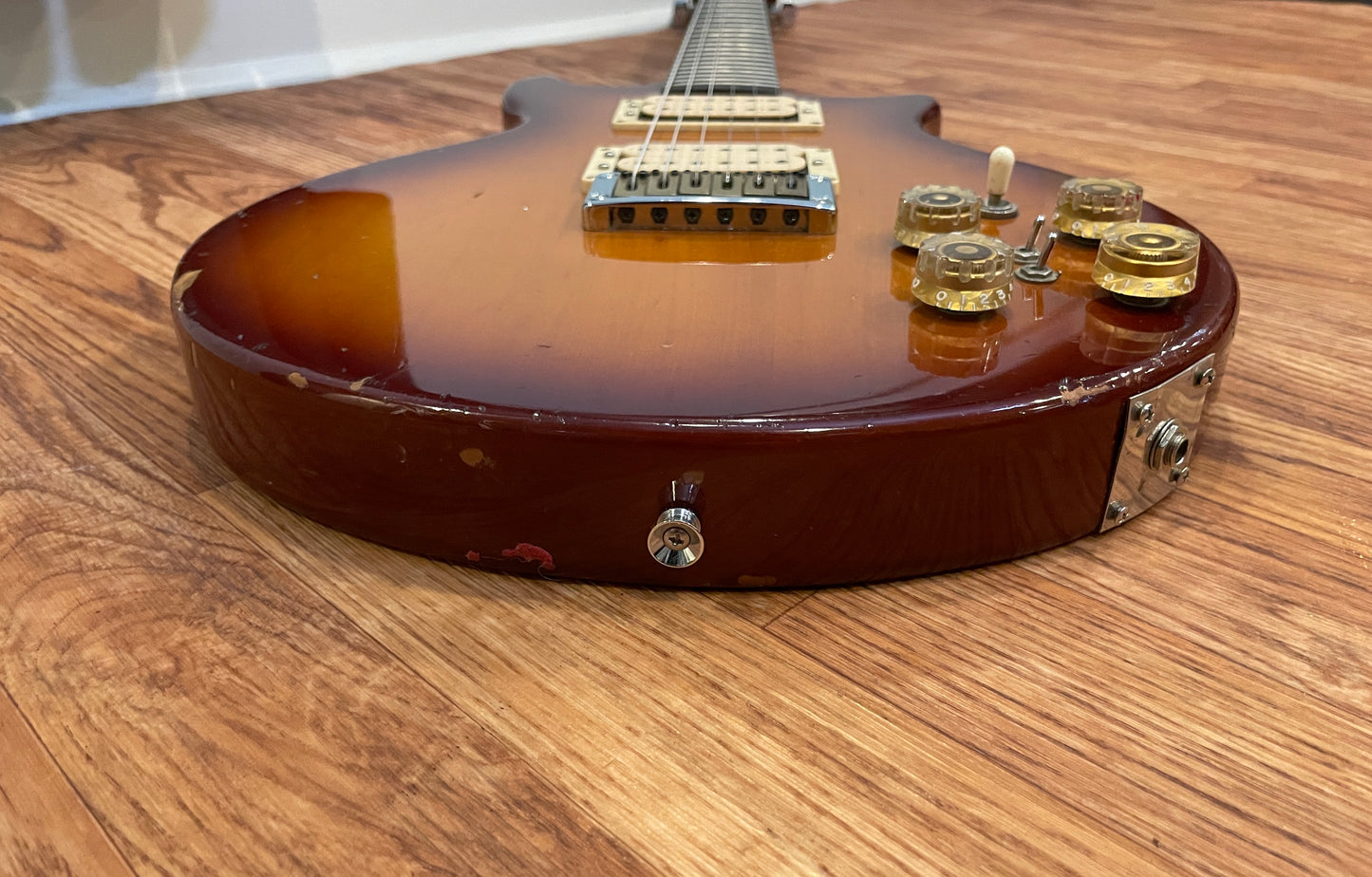 Vintage Madeira by Guild EG-250 Les Paul Double Cut Sunburst MIJ Electric Guitar