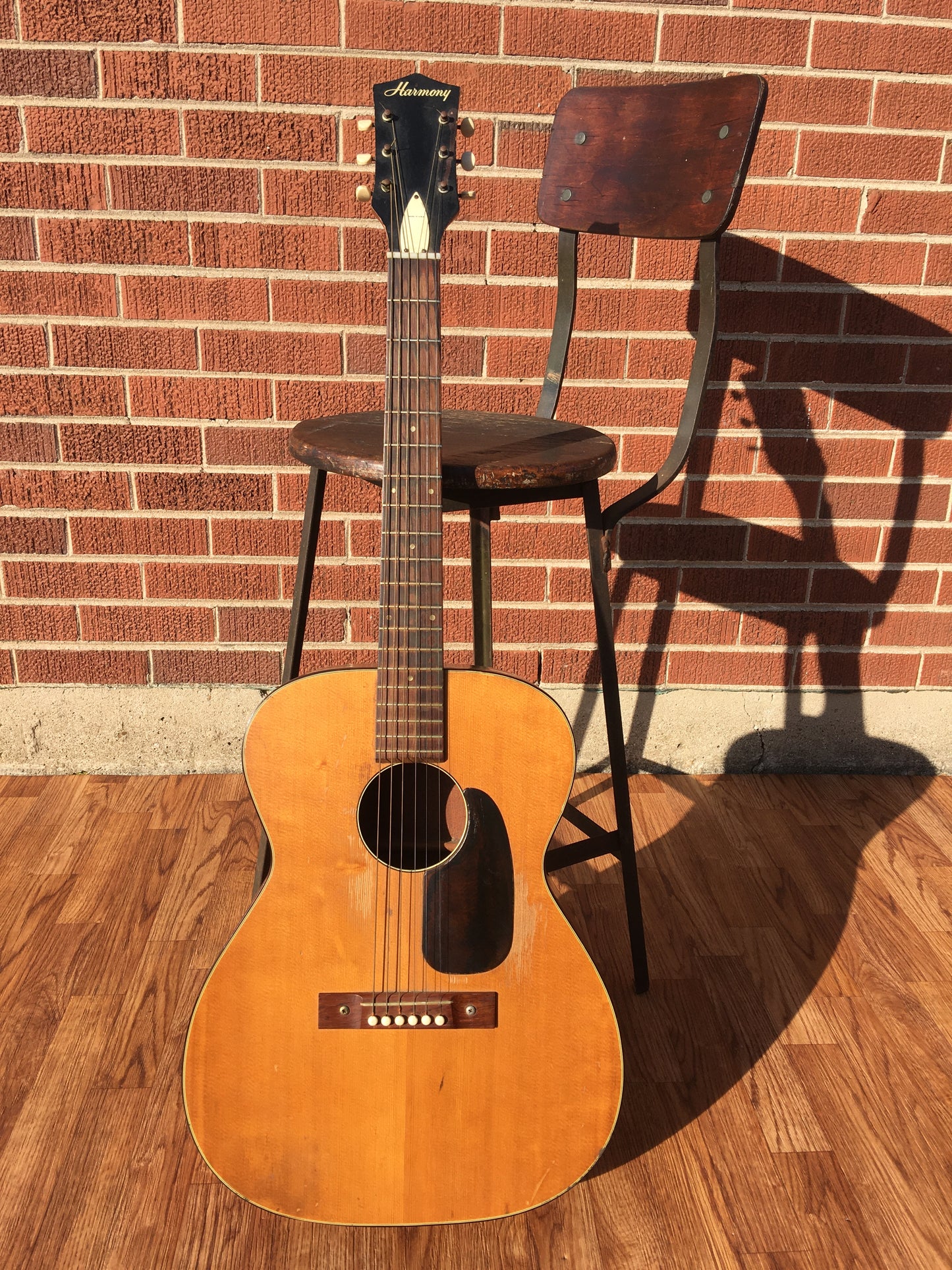 1960s Harmony H162 Tortoise Double Bound  Acoustic Guitar w/CBC