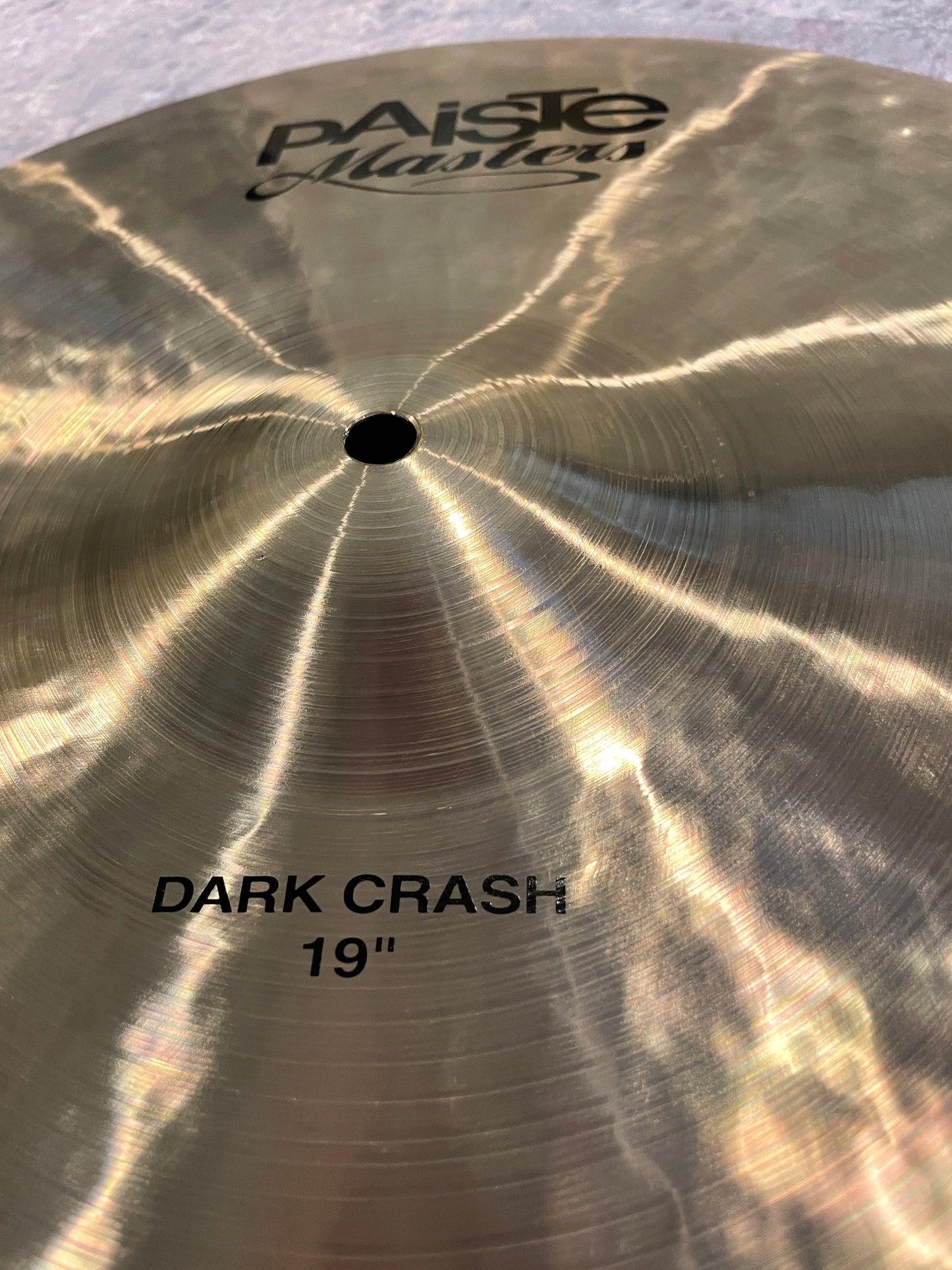 19" Paiste Masters Dark Crash Cymbal 1522g *Video Demo*