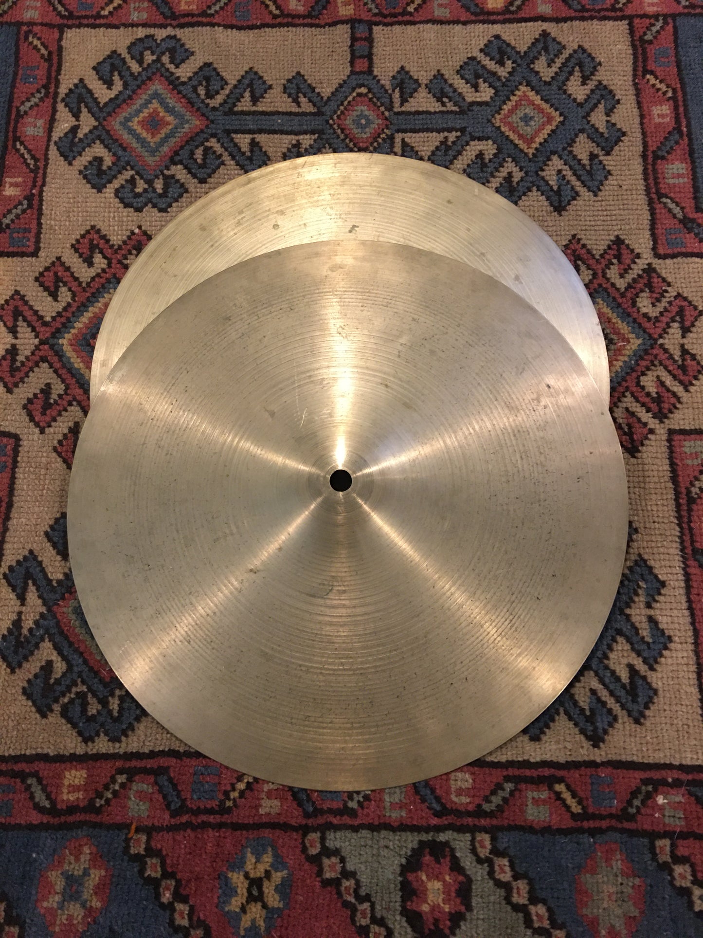 14" Zilco Azco 1970s Hi-Hat Cymbal Pair 760g/938g #652