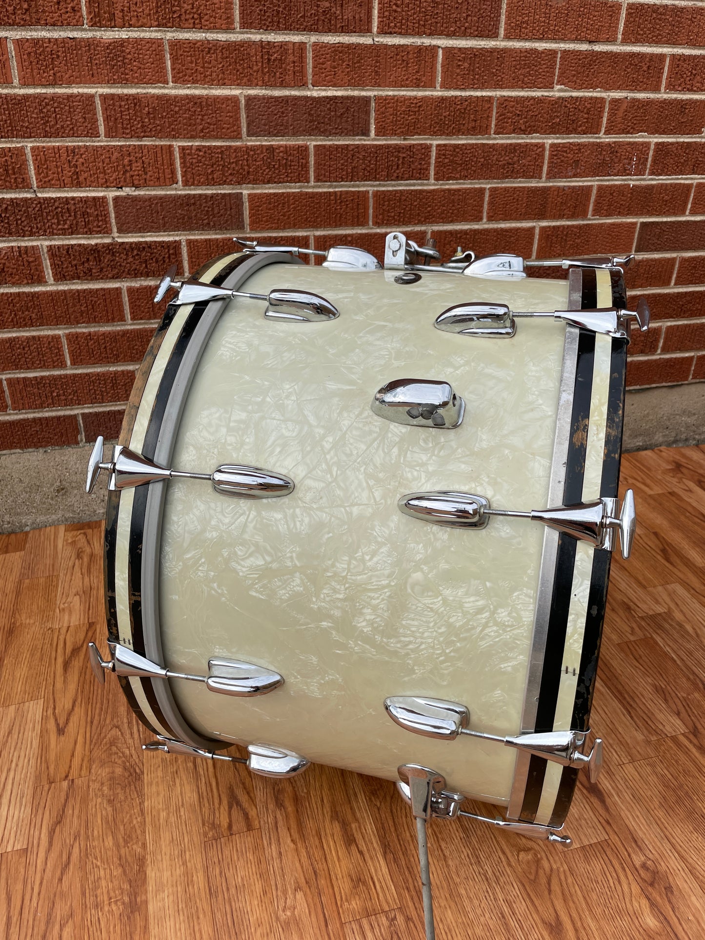 1960s Slingerland 14x22 Bass Drum White Marine Pearl – Drugan's Drums &  Guitars