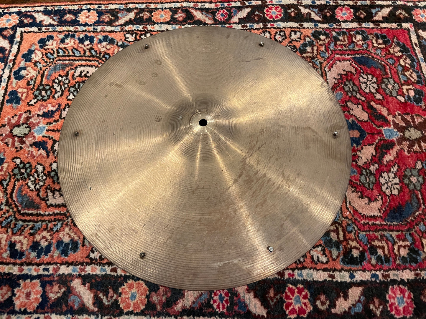 18" Zildjian A 1960s Crash Ride Cymbal w/ Factory Rivets 1680g #837