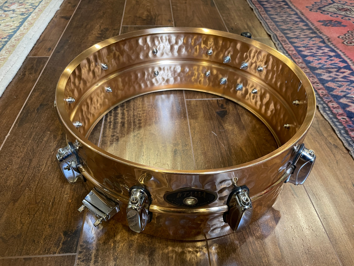 Tama 5.5x14 Hammered Bronze Snare Drum