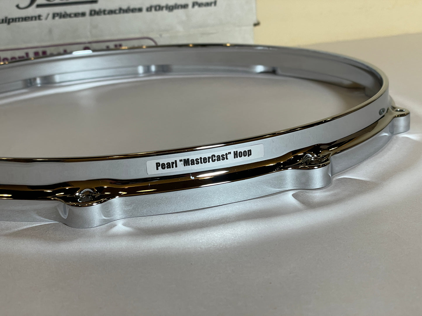 14" Pearl MasterCast 10-Lug Batter Side Die Cast Hoop - Open Box