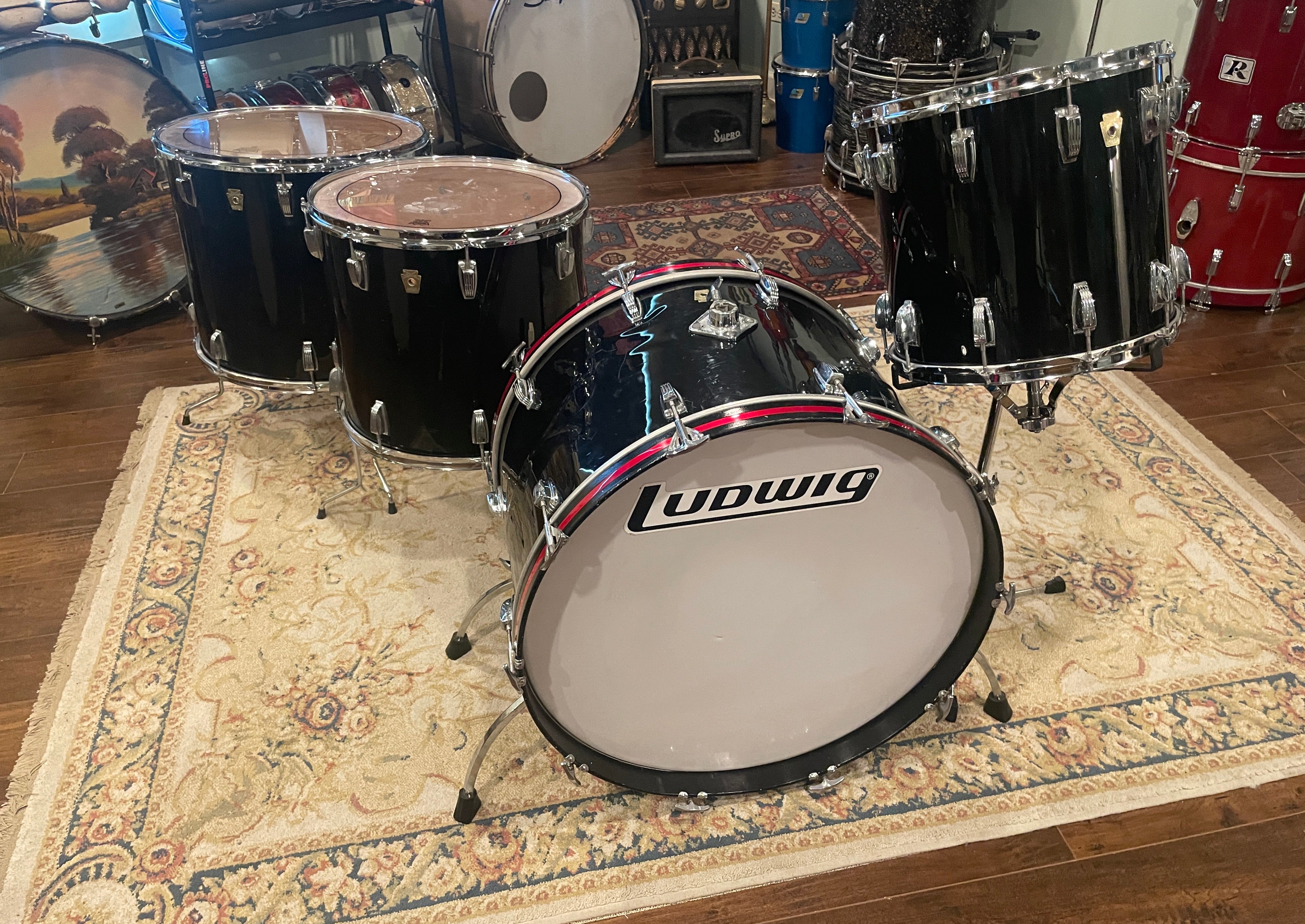 Ludwig 18 on sale bass drum