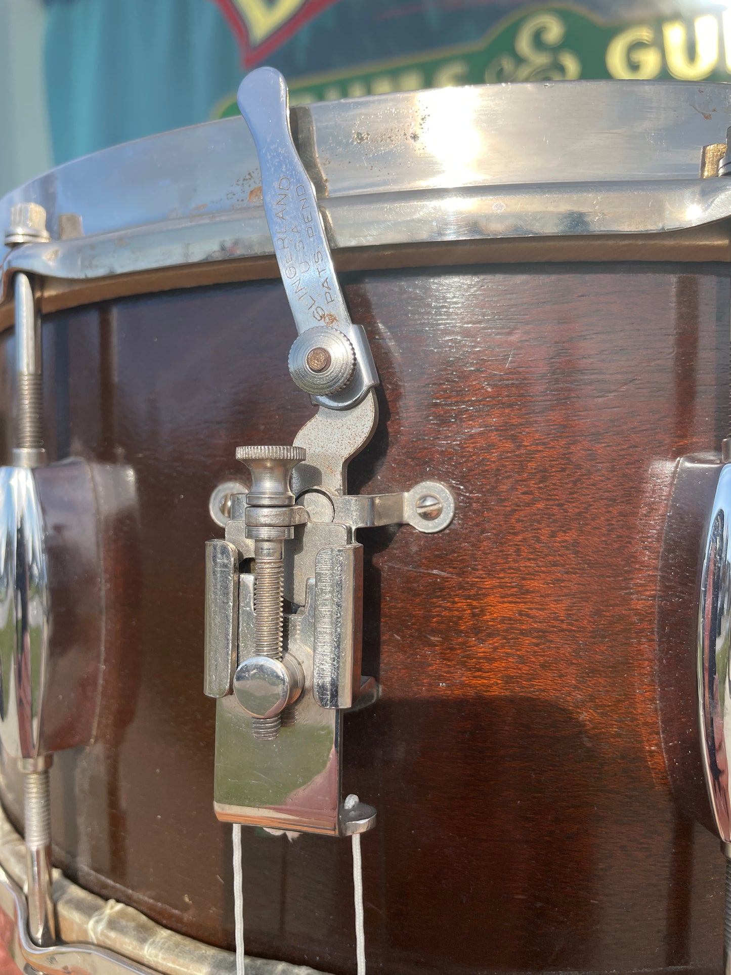 1930s-1940s Slingerland 6.5x14 Radio King Snare Drum 3-Ply