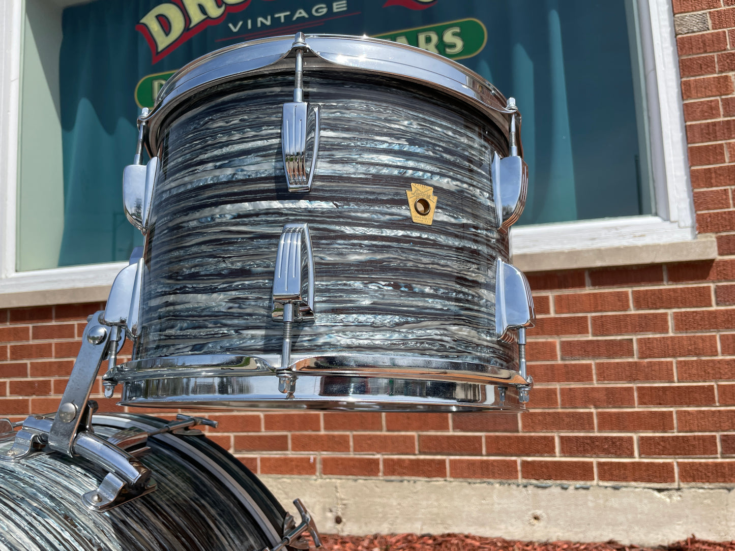 1968 Ludwig Super Classic Drum Set Oyster Blue Pearl 22/13/16