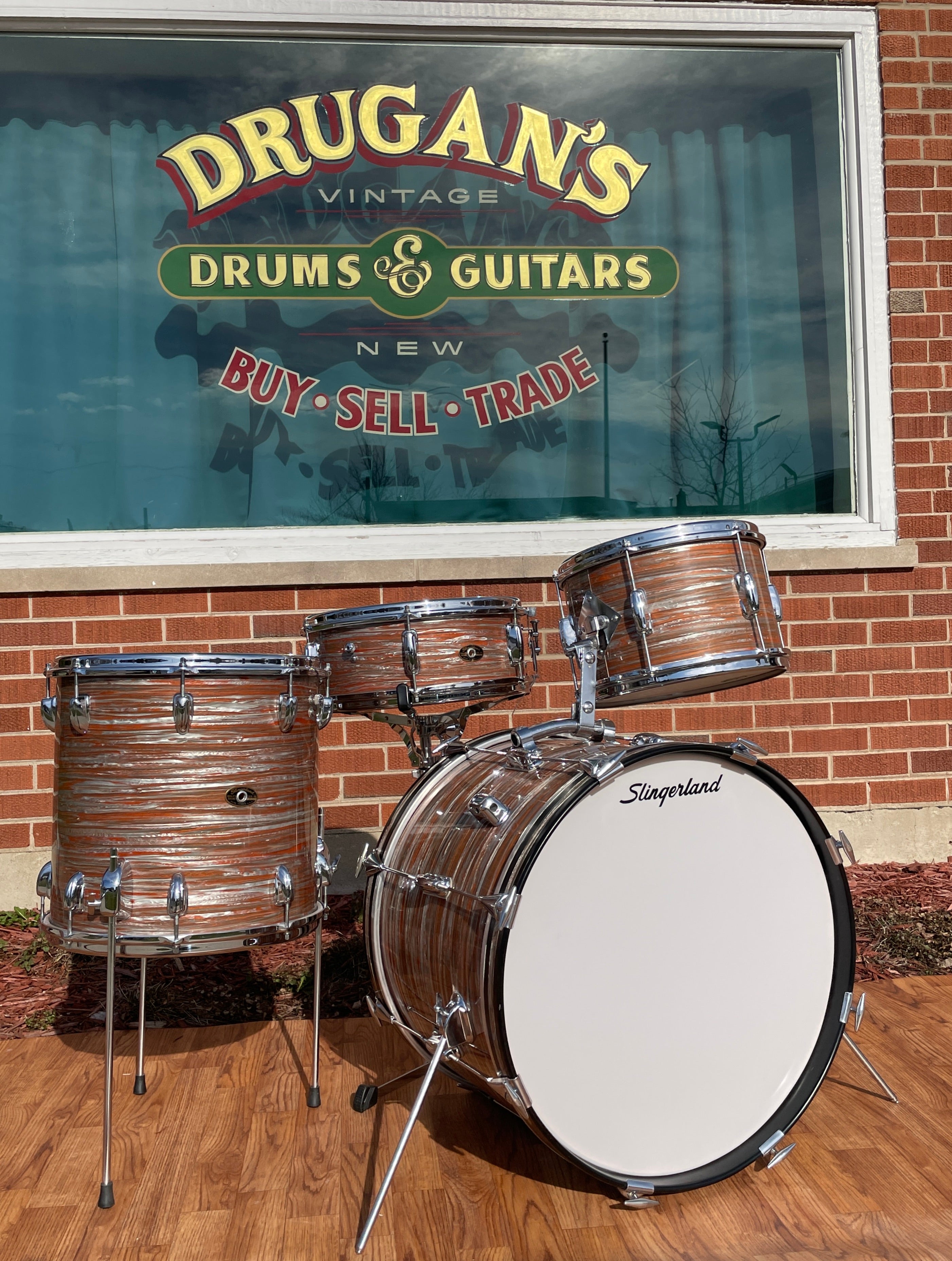 1960'ların Slingerland Modern Caz Kıyafeti Hayır1960'ların Slingerland Modern Caz Kıyafeti Hayır  