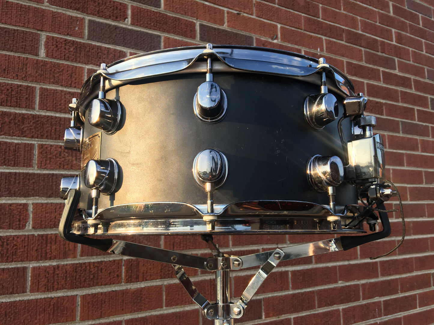 Mapex Matte Black Aluminum 6.5x14 Snare Drum