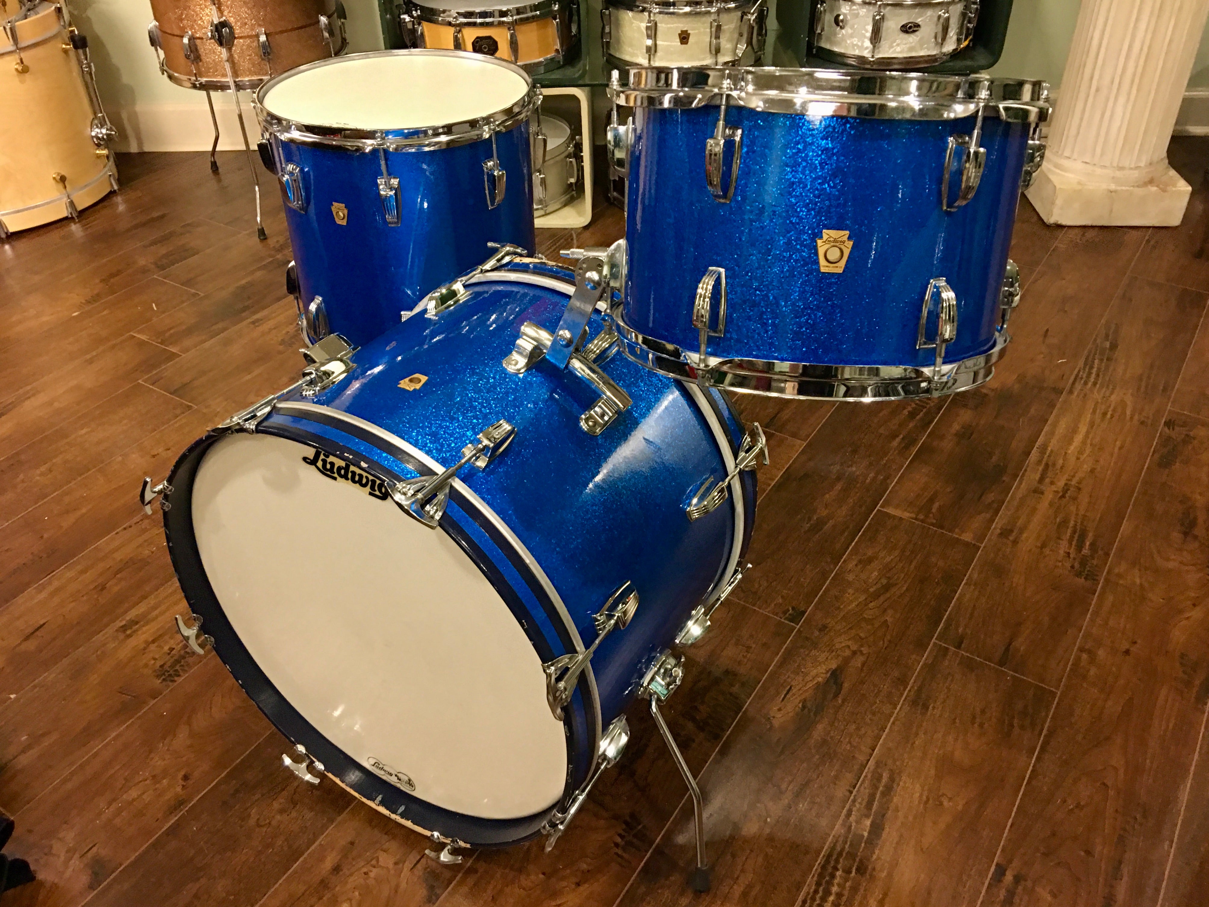 Ludwig / Early 60´s DownBeat Kit Sparkling Blue Pearl 201214 COB