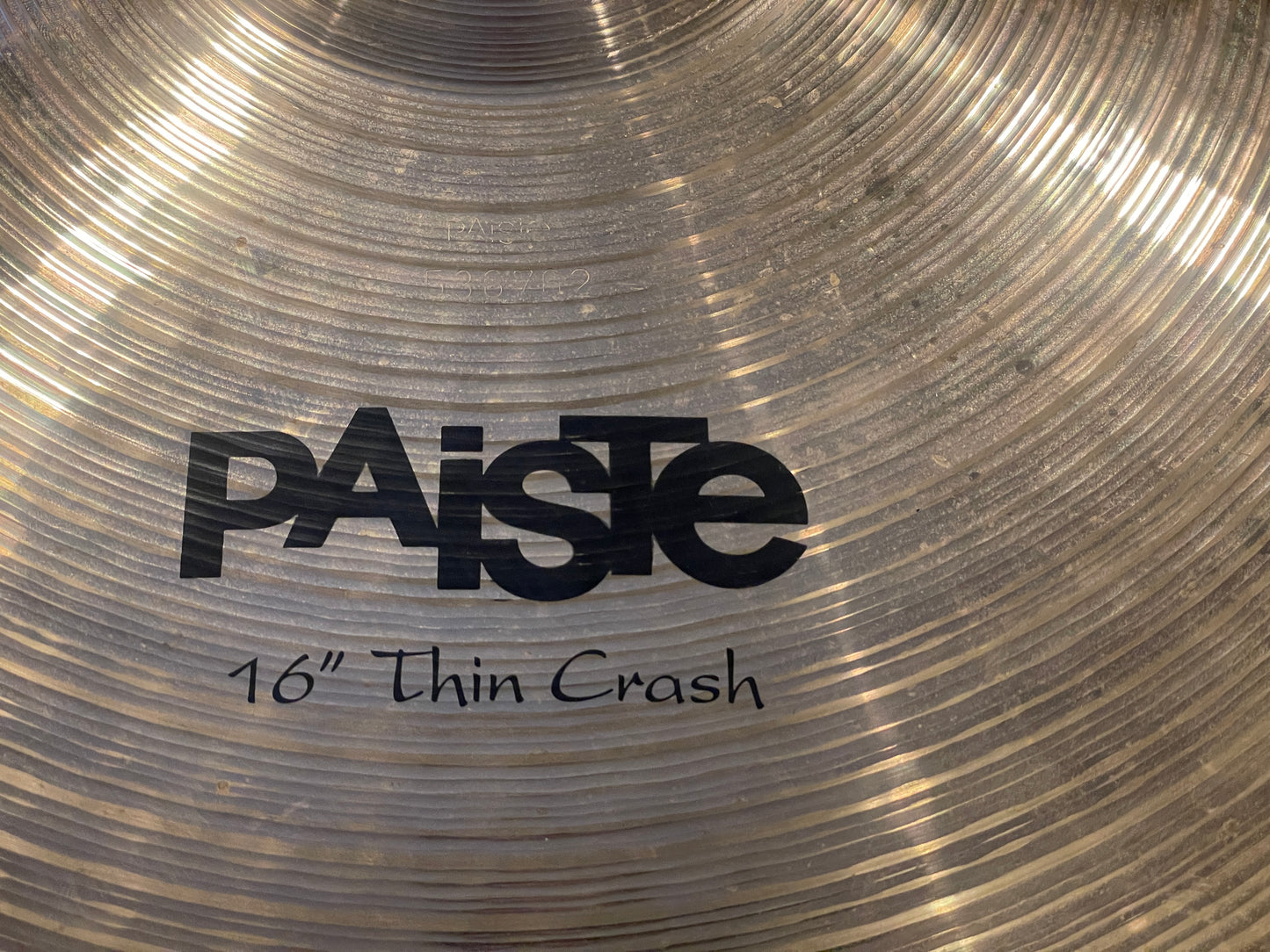 16" Paiste Sound Formula Thin Crash Cymbal 1024g