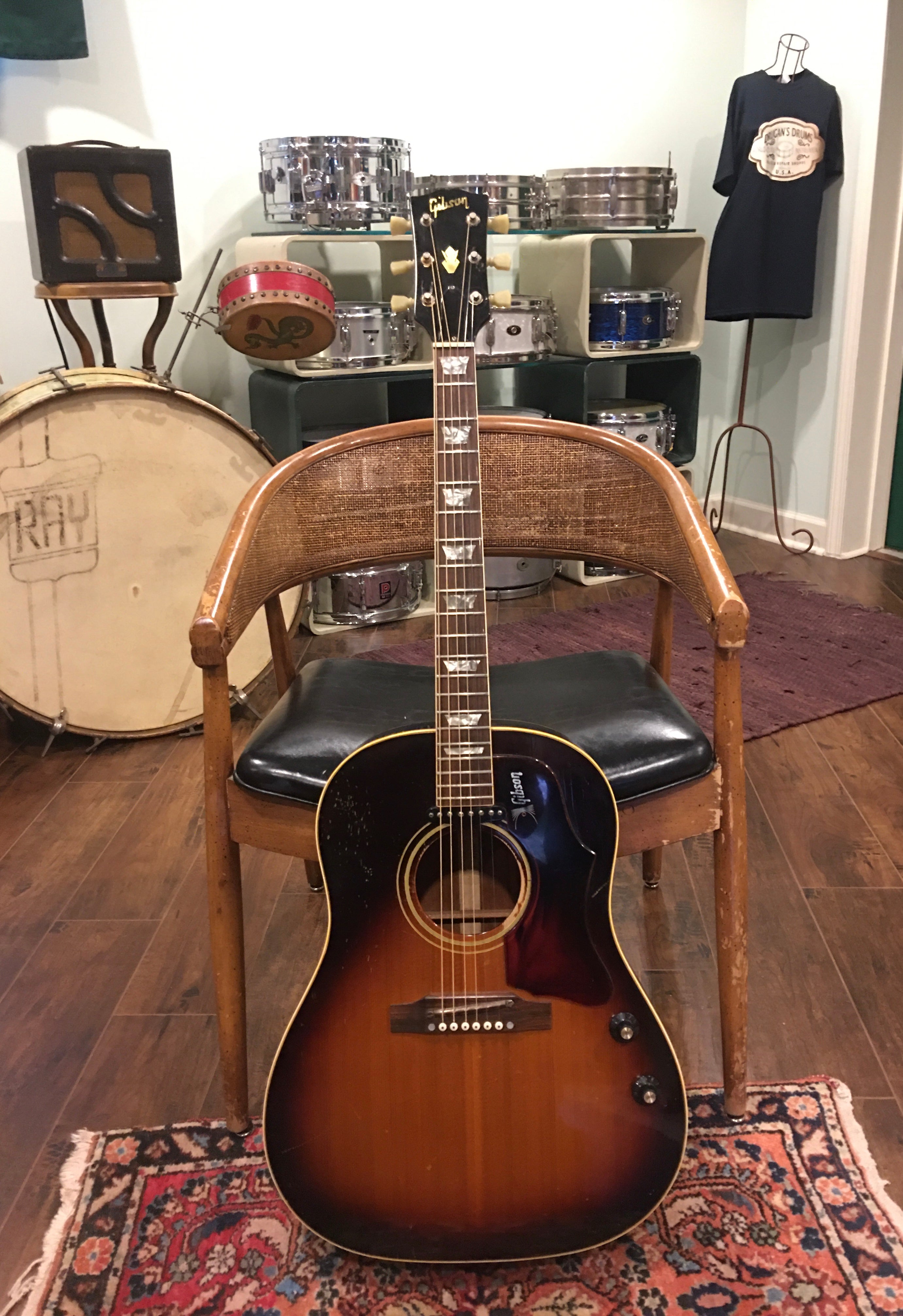 Beatles gibson store acoustic guitar