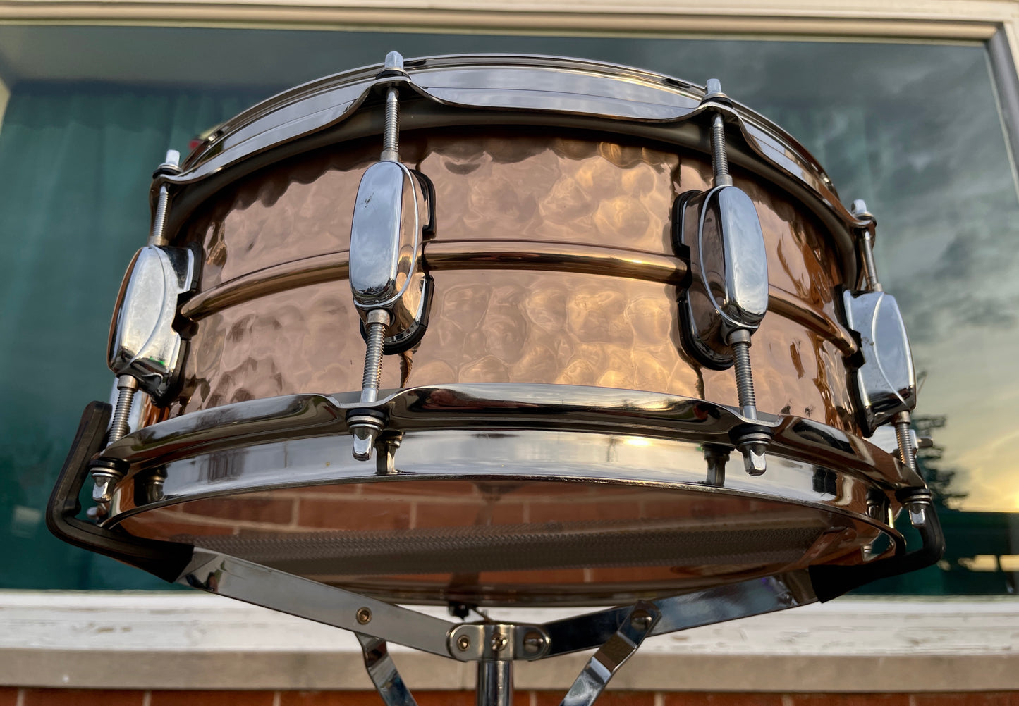 Tama 5.5x14 Hammered Bronze Snare Drum
