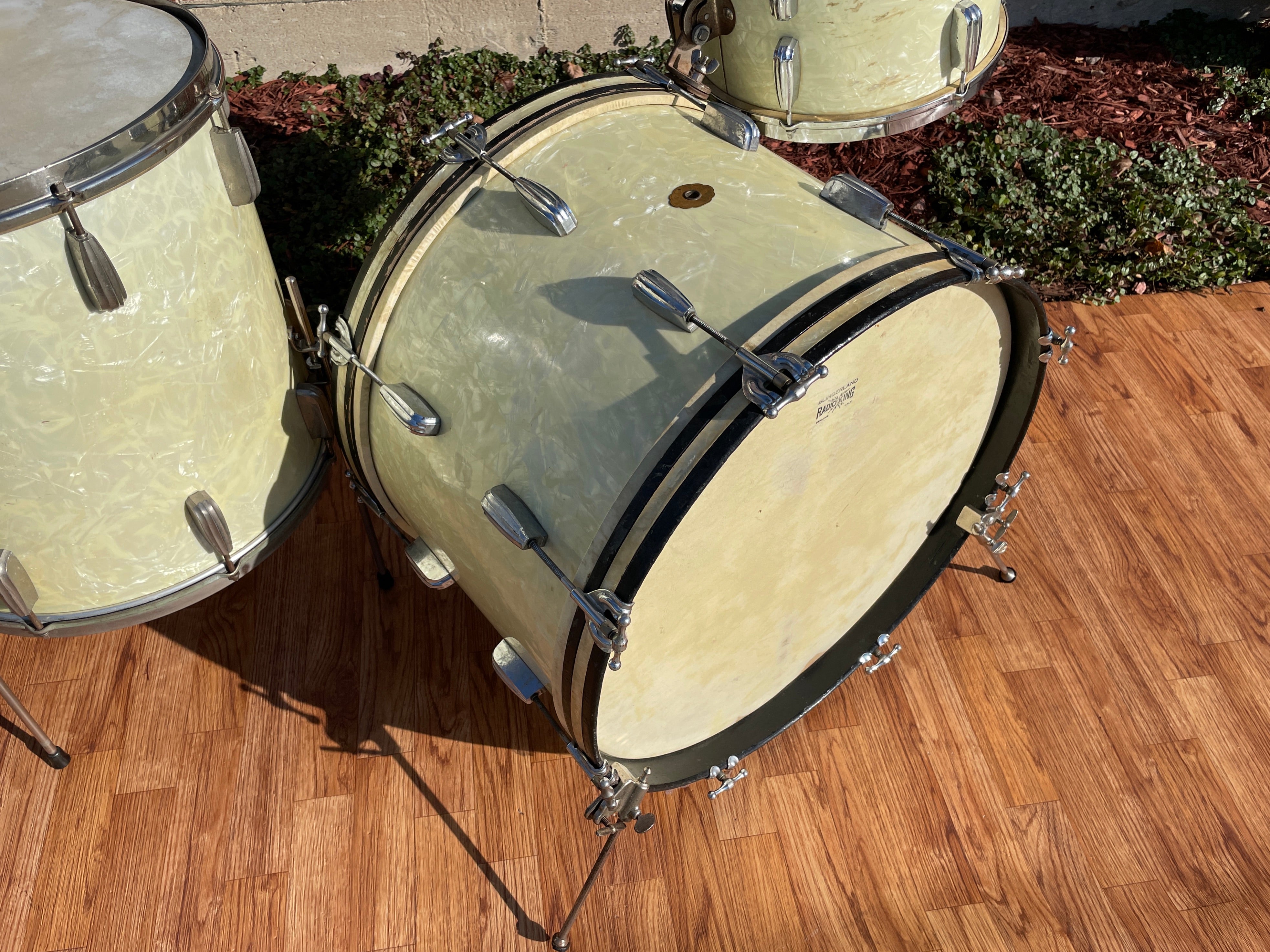 خمر 1940s Slingerland راديو الملكخمر 1940s Slingerland راديو الملك  