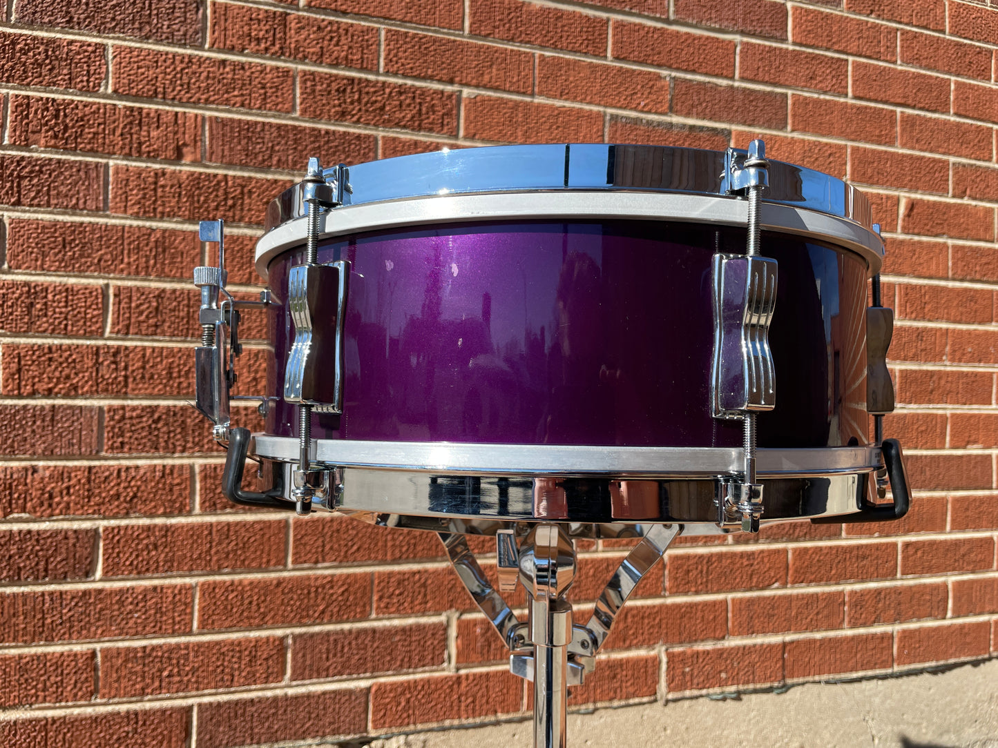 1960s Ludwig 2pc Drum Set Hot Rod Purple 14x22/5x14