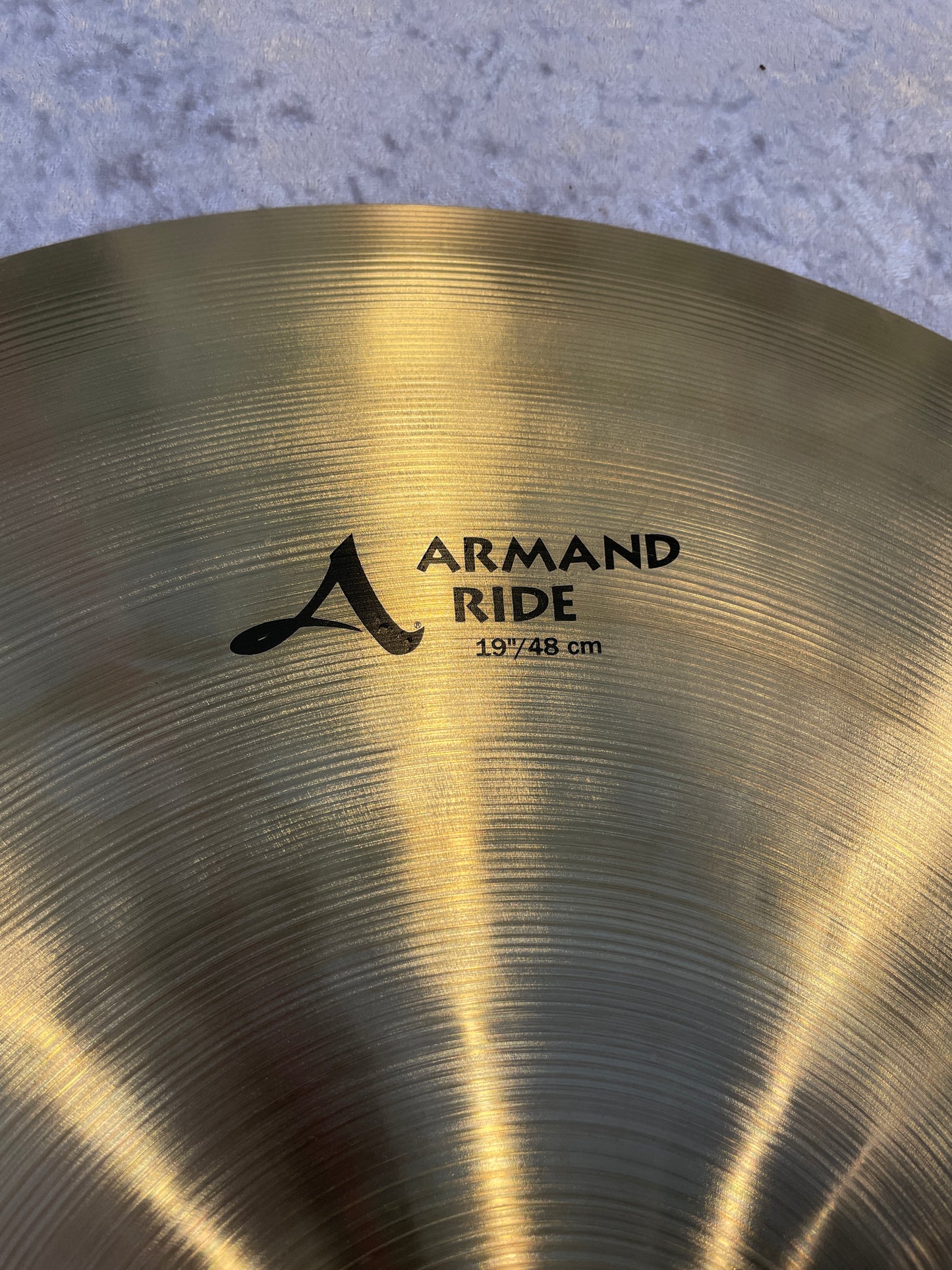 19" Zildjian A A0044 Armand "Beautiful Baby" Ride Cymbal w/ Rivets 1664g
