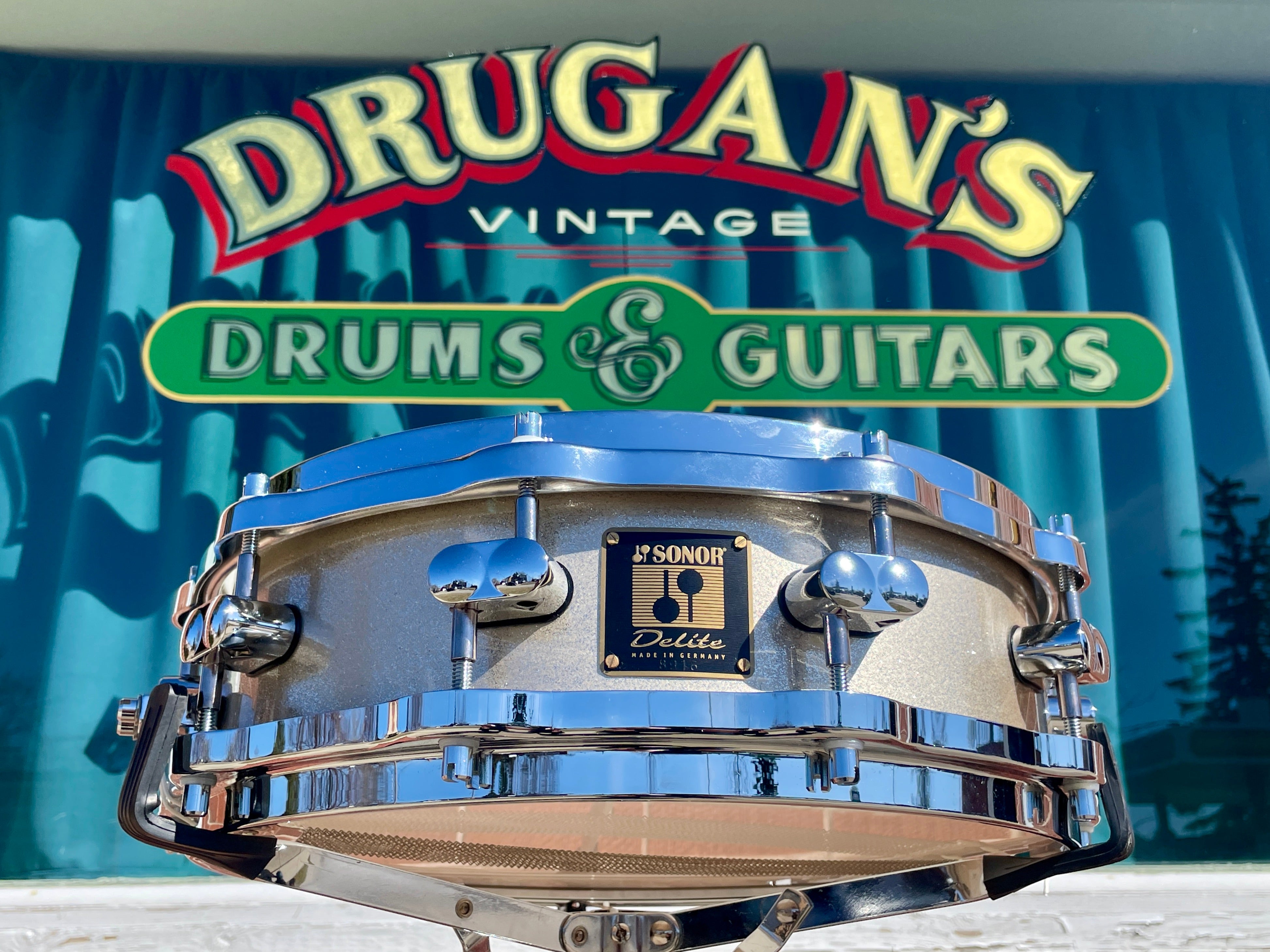 Sonor Delite Series 4x14 Snare Drum Silver Sparkle – Drugan's