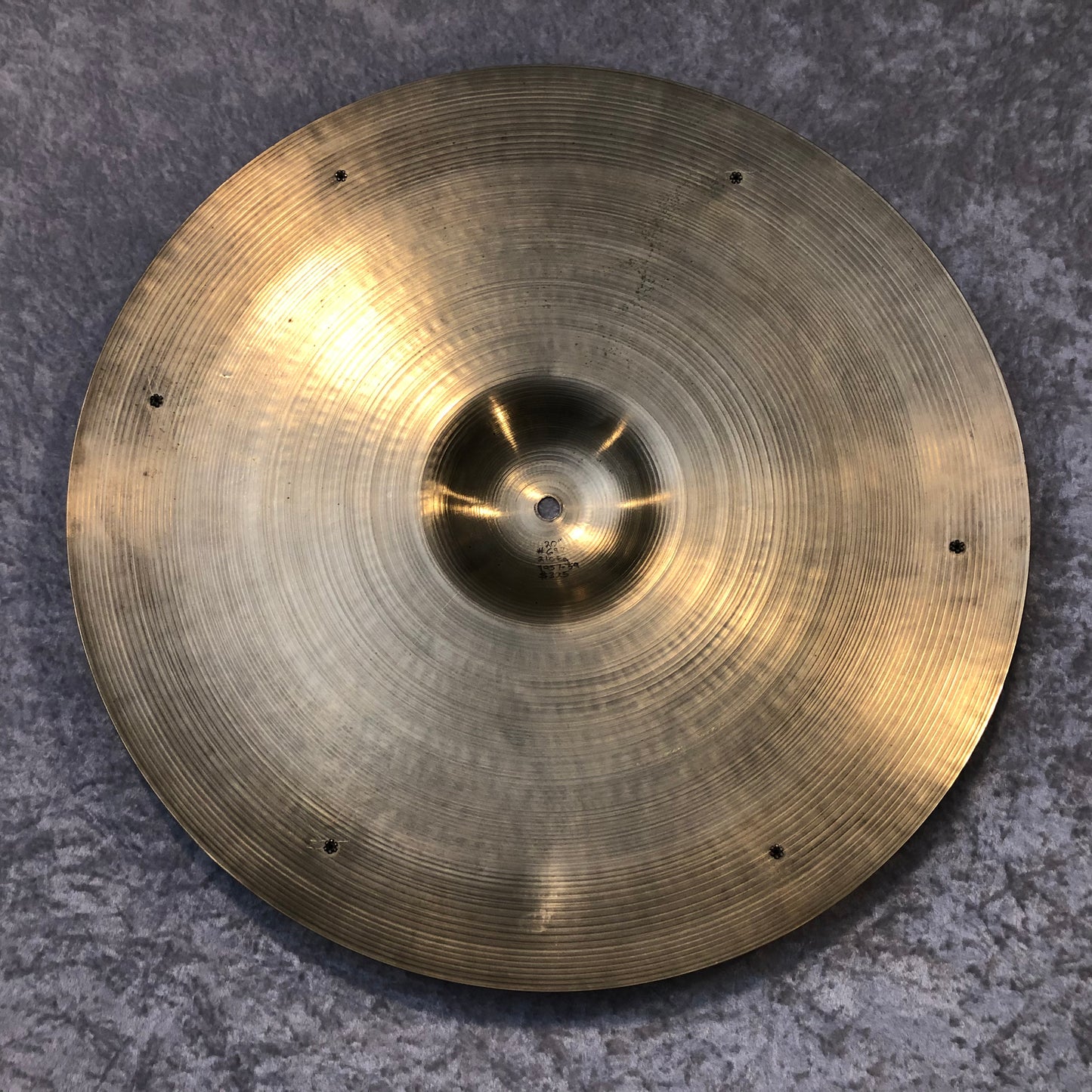 20" Zildjian A 1950s Sizzle Ride Cymbal w/ Factory Rivets 2108g #697 *Video Demo*