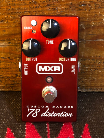 MXR Custom Badass '78 Distortion Pedal M78 w/ Box – Drugan's Drums