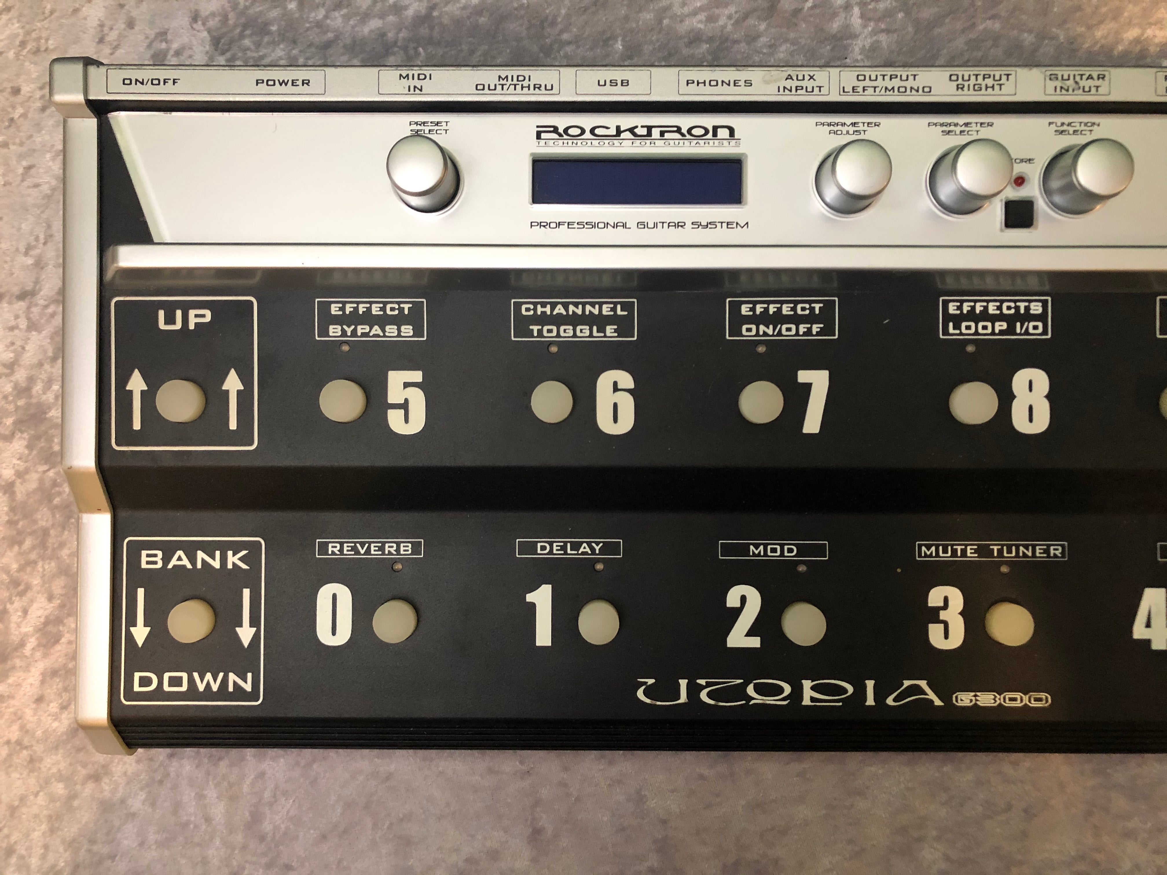 Rocktron Utopia G300 Multi Effects Pedal w/ Original Power Supply & Bo –  Drugan's Drums & Guitars