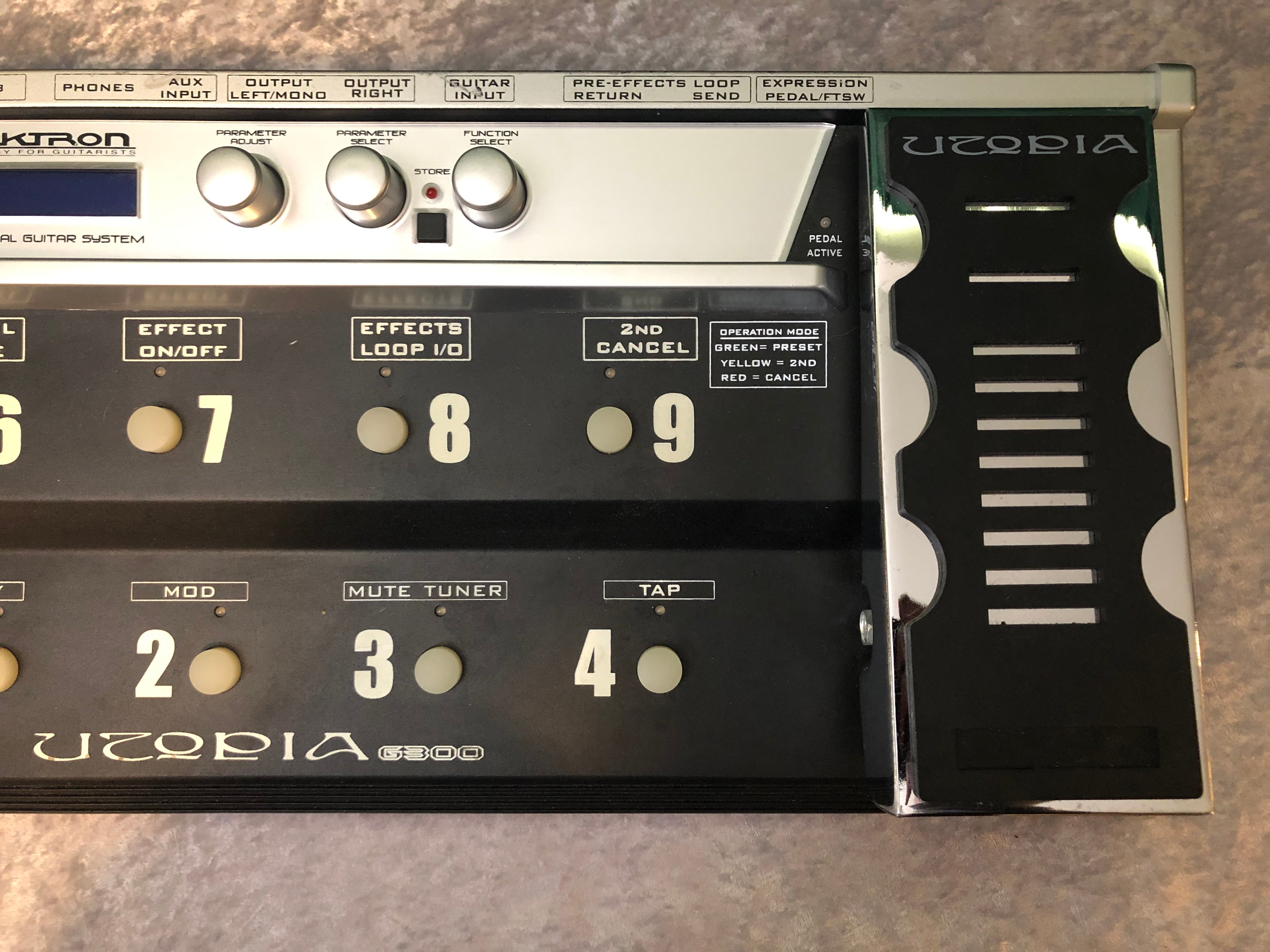 Rocktron Utopia G300 Multi Effects Pedal w/ Original Power Supply & Bo –  Drugan's Drums & Guitars