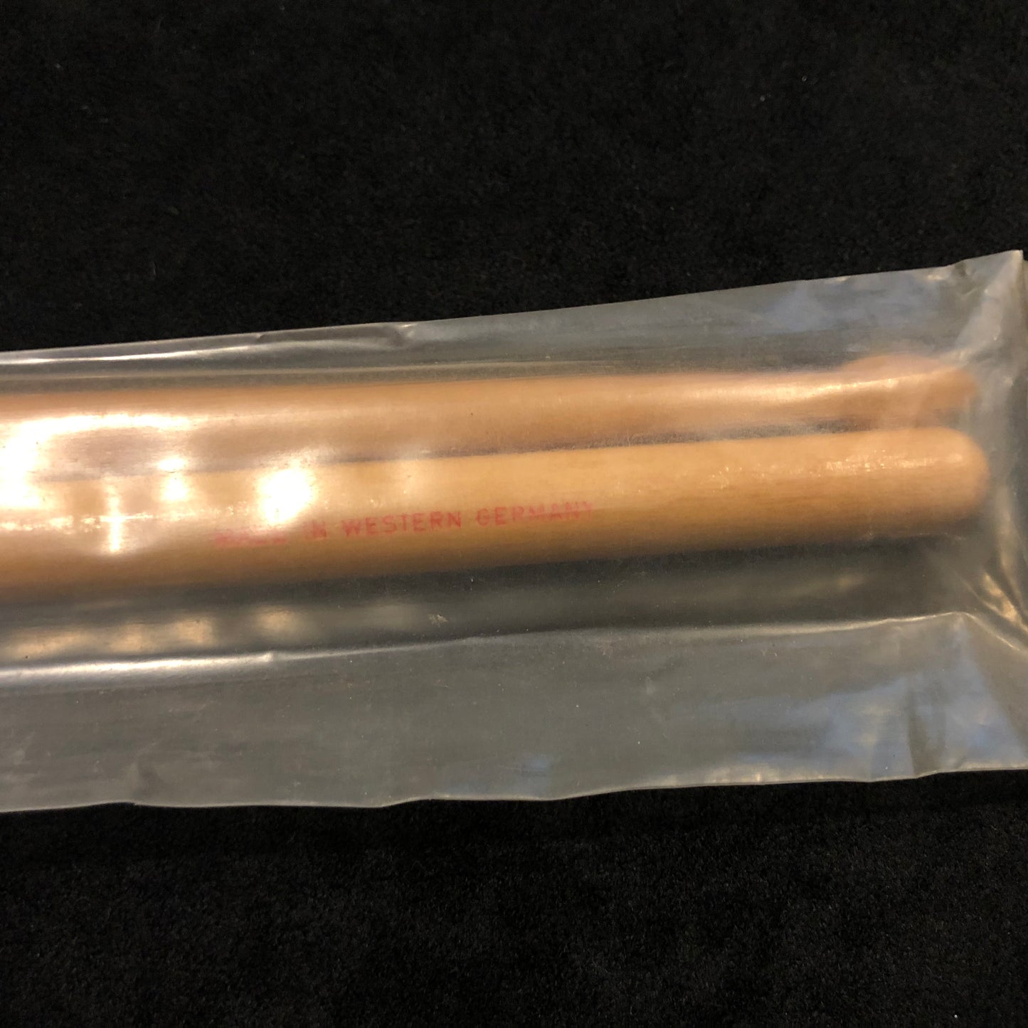 N.O.S. Sonor No. 4 Teardrop Wood Tip Jazz Drum Sticks w/ Original Bag