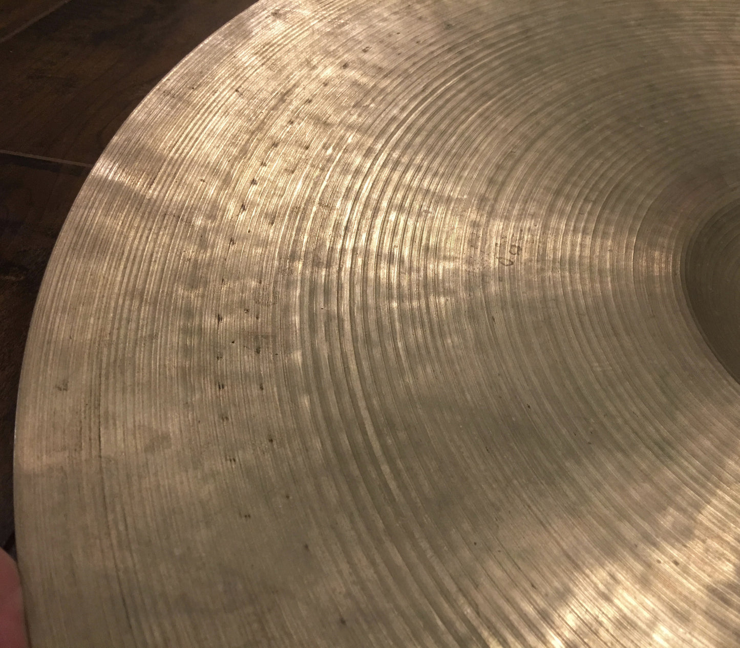 21" Zildjian A 1950's Large Block Stamp "Sweet Ride" Ride Cymbal 2218g #204