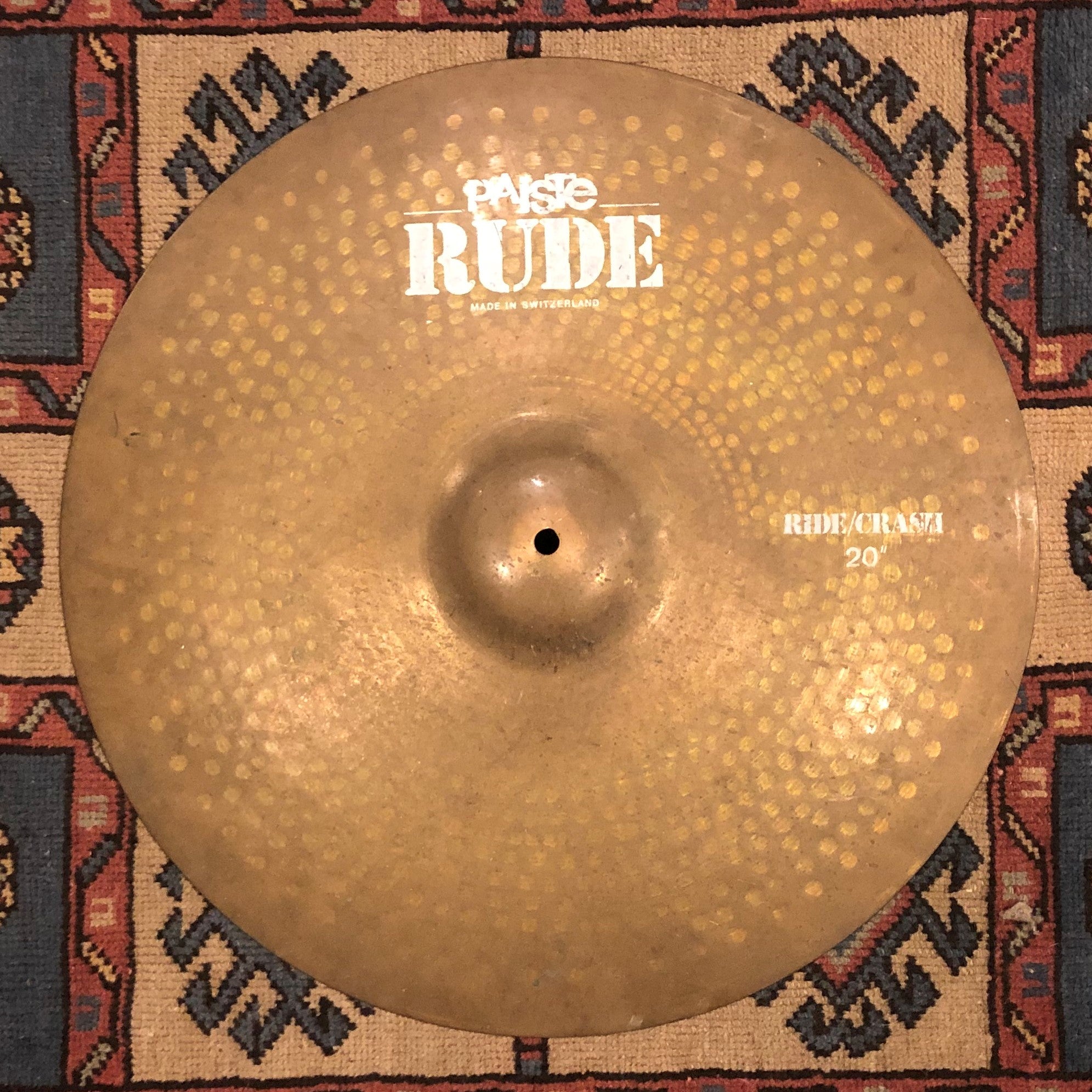 Paiste rude deals crash ride 20